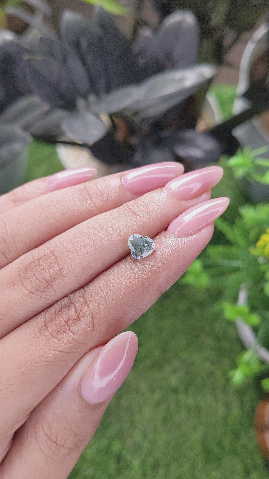1.61 Ct. Yellowish Green Sapphire from Ceylon (Sri Lanka) Size Video
