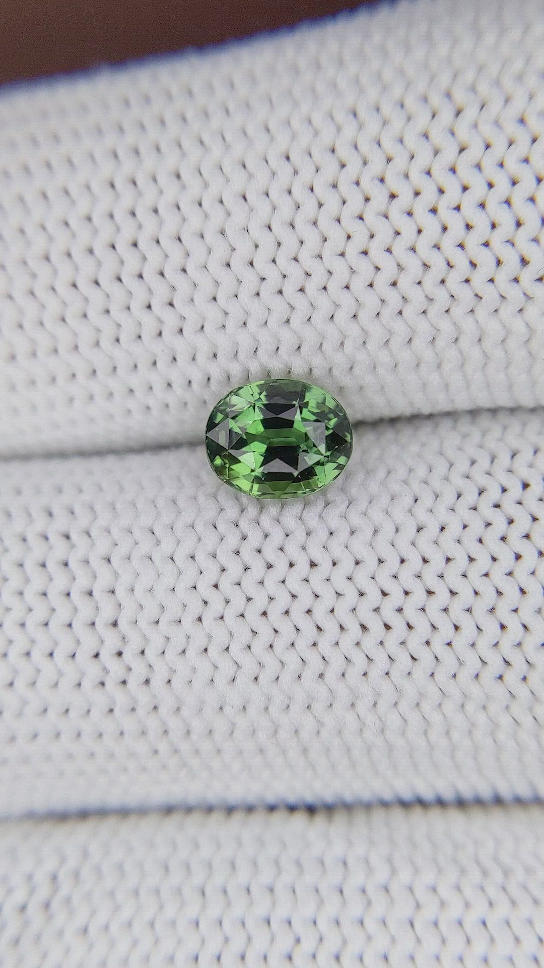 1.27 Ct. Green Sapphire from Tanzania Size Video