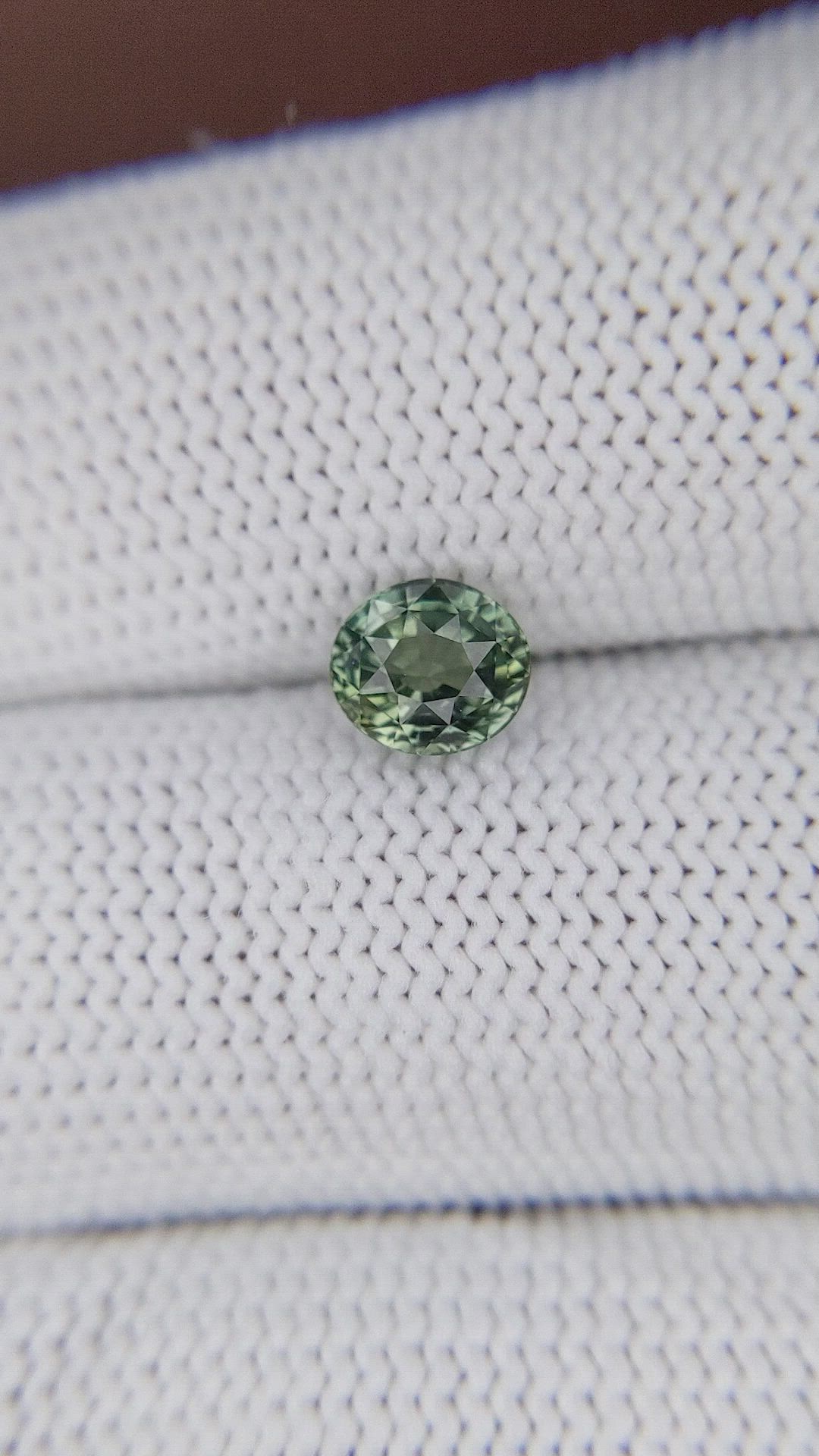1.12 Ct. Bluish Green Sapphire from Tanzania Size Video