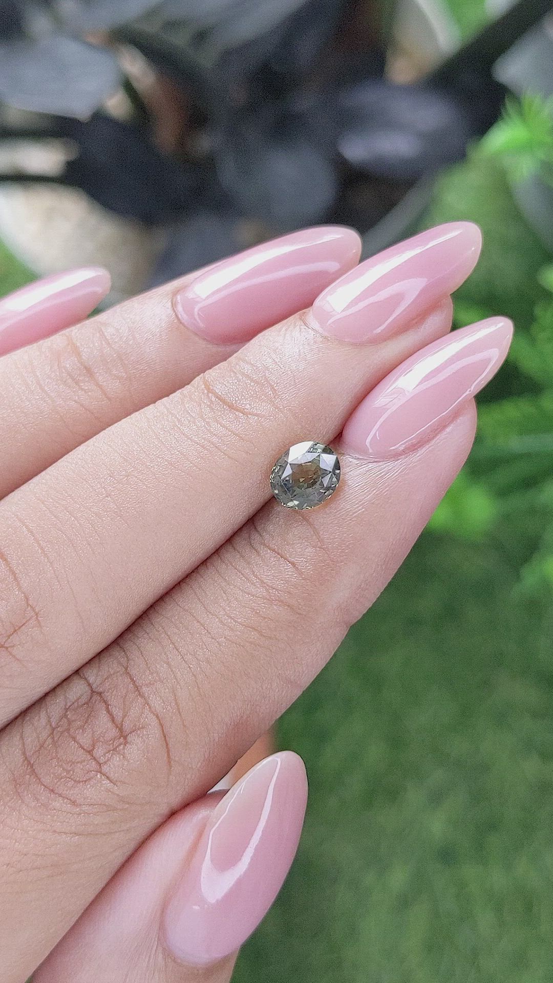 1.14 Ct. Yellowish Green Sapphire from Tanzania Size Video