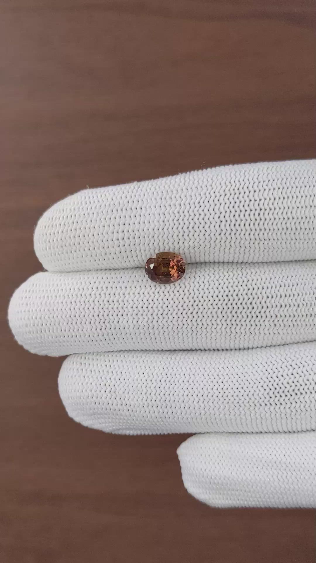 2.11 Ct. Color Change Sapphire from Madagascar Size Video