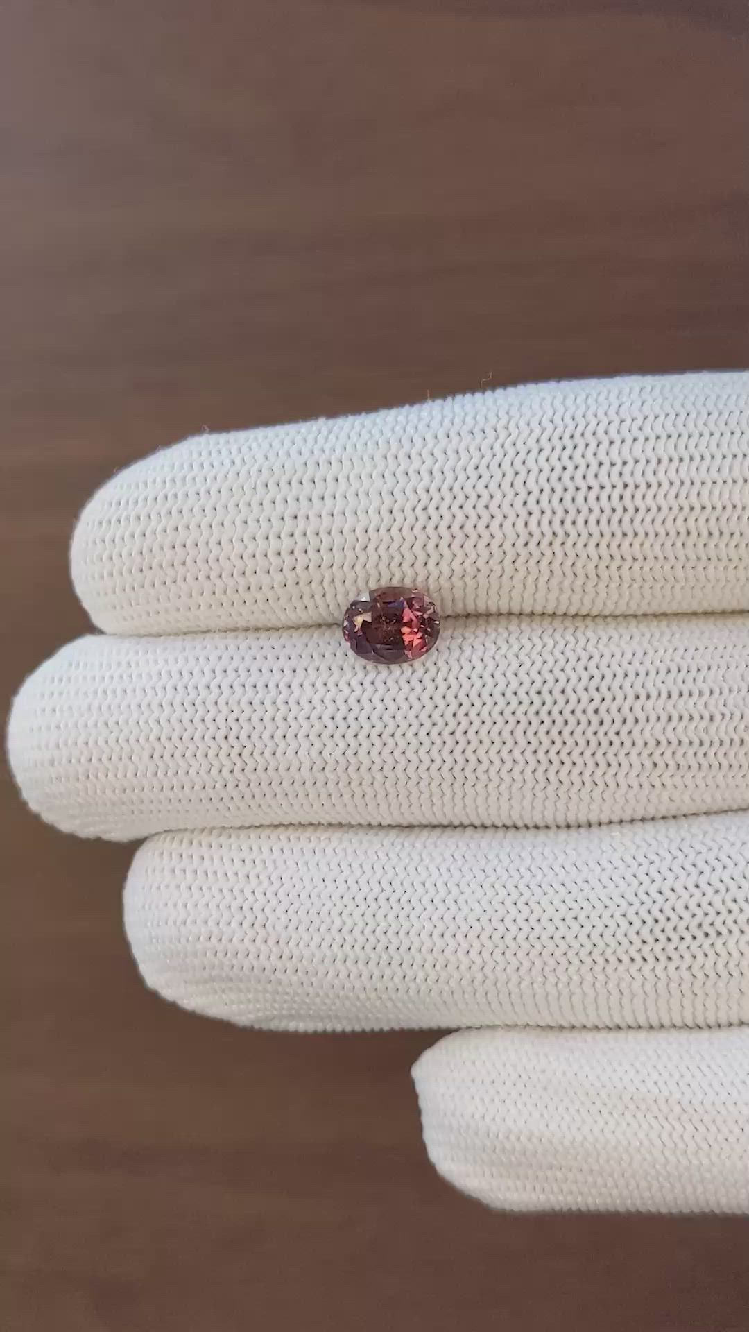 2.11 Ct. Color Change Sapphire from Madagascar Size Video