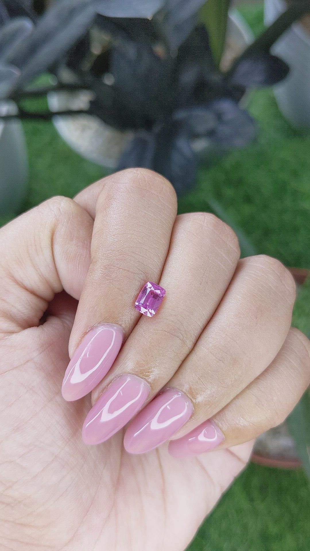 1.04 Ct. Pink Sapphire from Madagascar Size Video