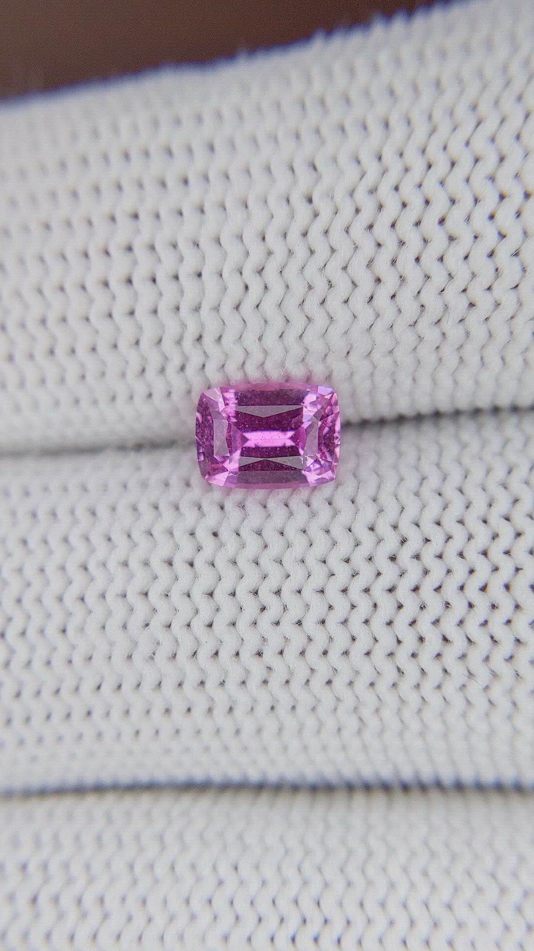 1.04 Ct. Pink Sapphire from Madagascar Size Video