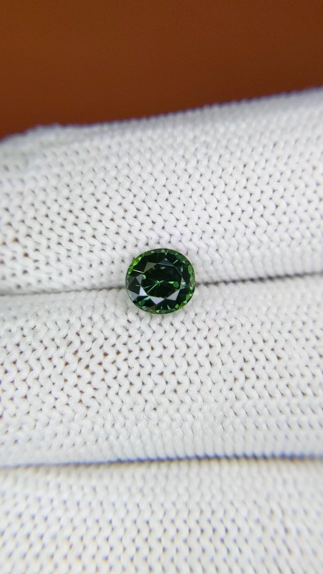 1.19 Ct. Green Sapphire from Madagascar Size Video