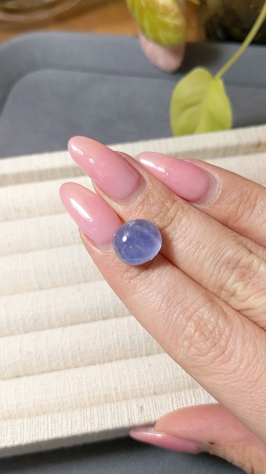 12.47 Ct. Blue Star Sapphire from Ceylon (Sri Lanka) Size Video