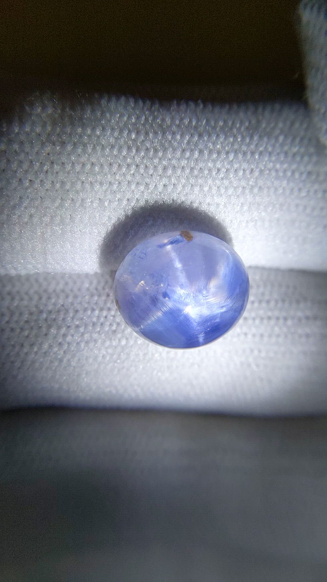 12.47 Ct. Blue Star Sapphire from Ceylon (Sri Lanka) Size Video