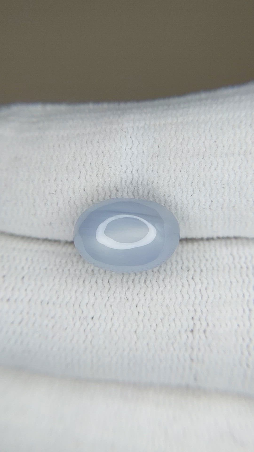 9.21 Ct. Greyish Blue Star Sapphire from Ceylon (Sri Lanka) Size Video
