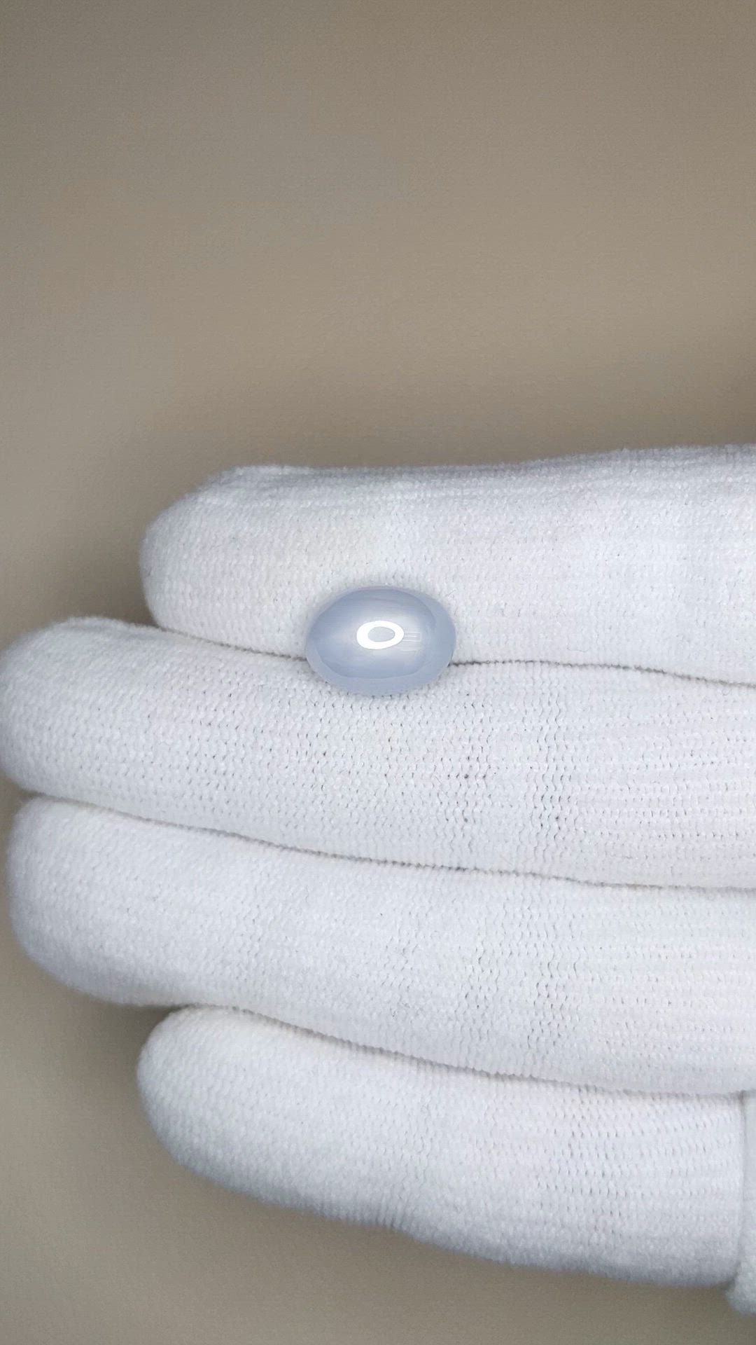 9.21 Ct. Greyish Blue Star Sapphire from Ceylon (Sri Lanka) Size Video