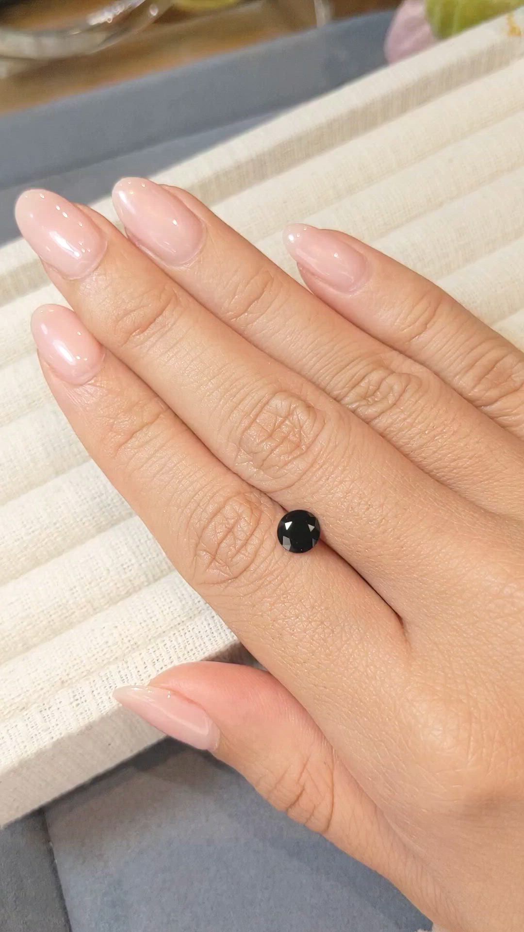 1.21 Ct. Blue Sapphire from Australia Size Video