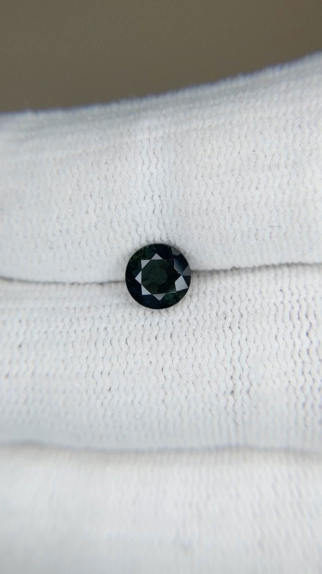 1.05 Ct. Greenish Blue Sapphire from Australia Size Video