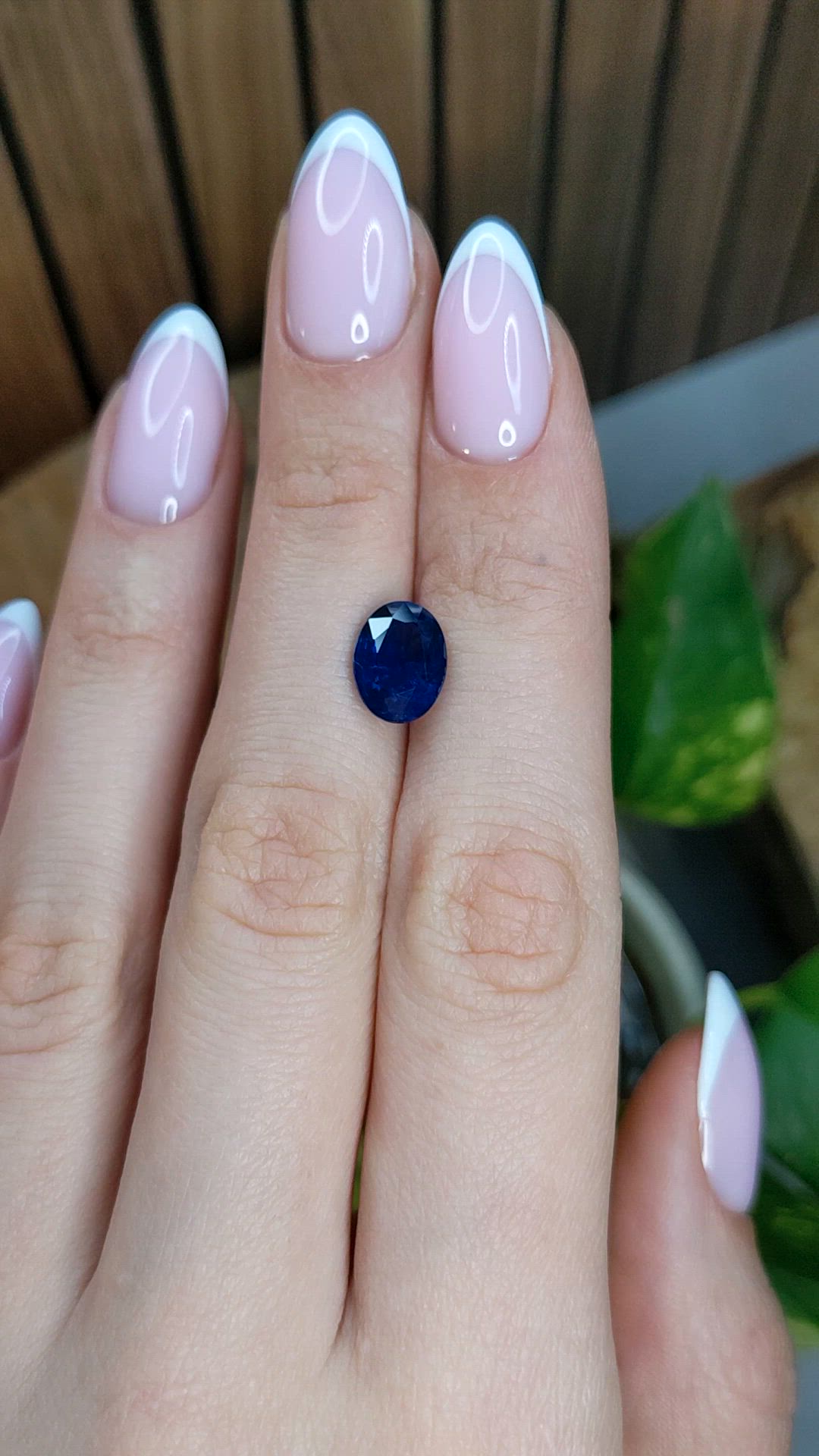 3.24 Ct. Blue Sapphire from Ceylon (Sri Lanka) Size Video