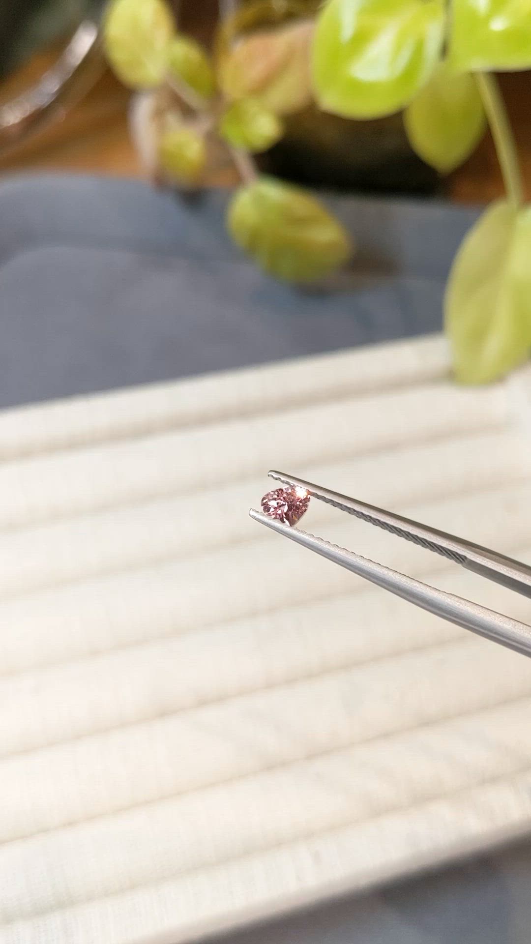 0.42 Ct. Pink Sapphire from Madagascar Size Video
