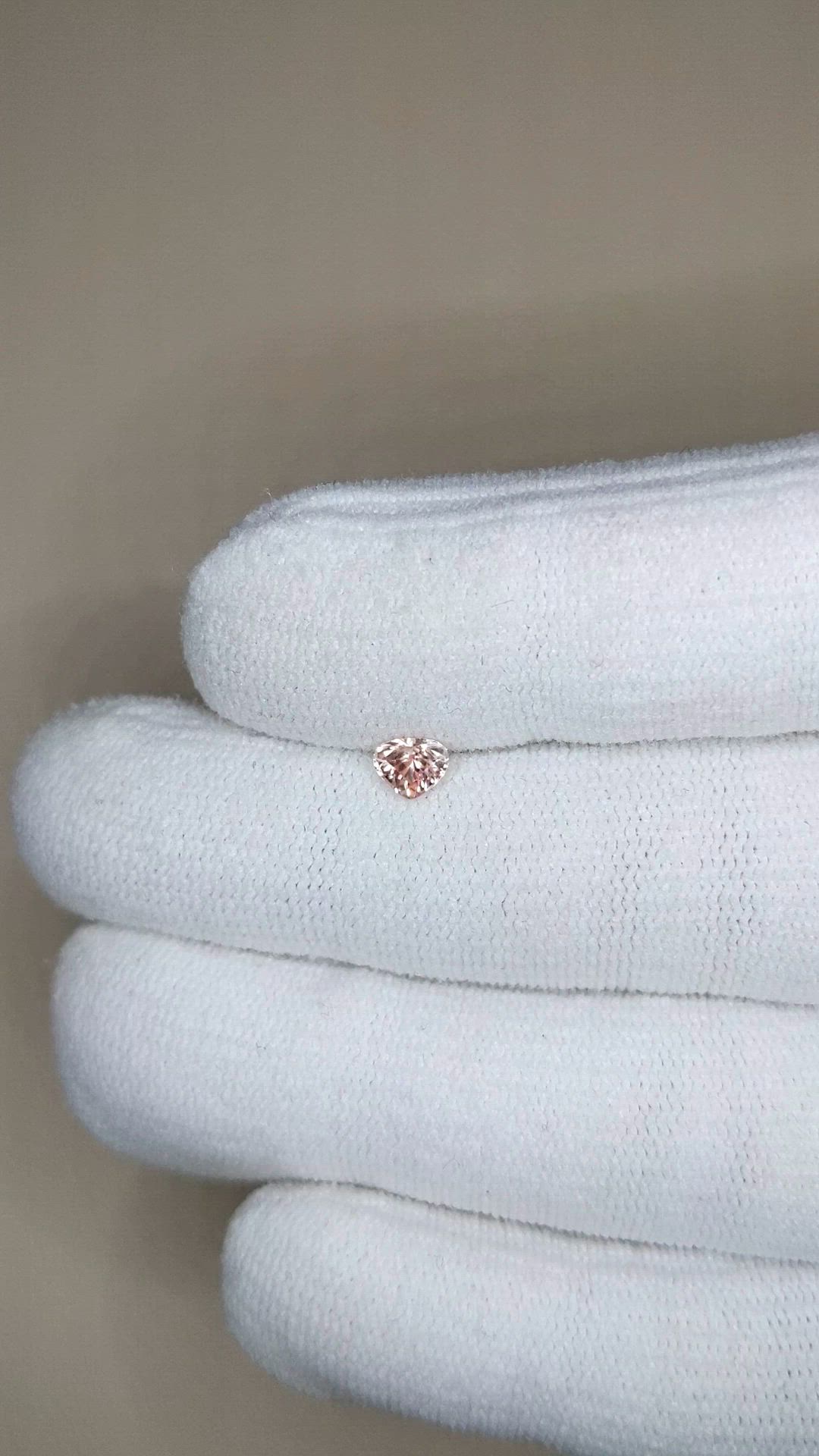 0.42 Ct. Pink Sapphire from Madagascar Size Video