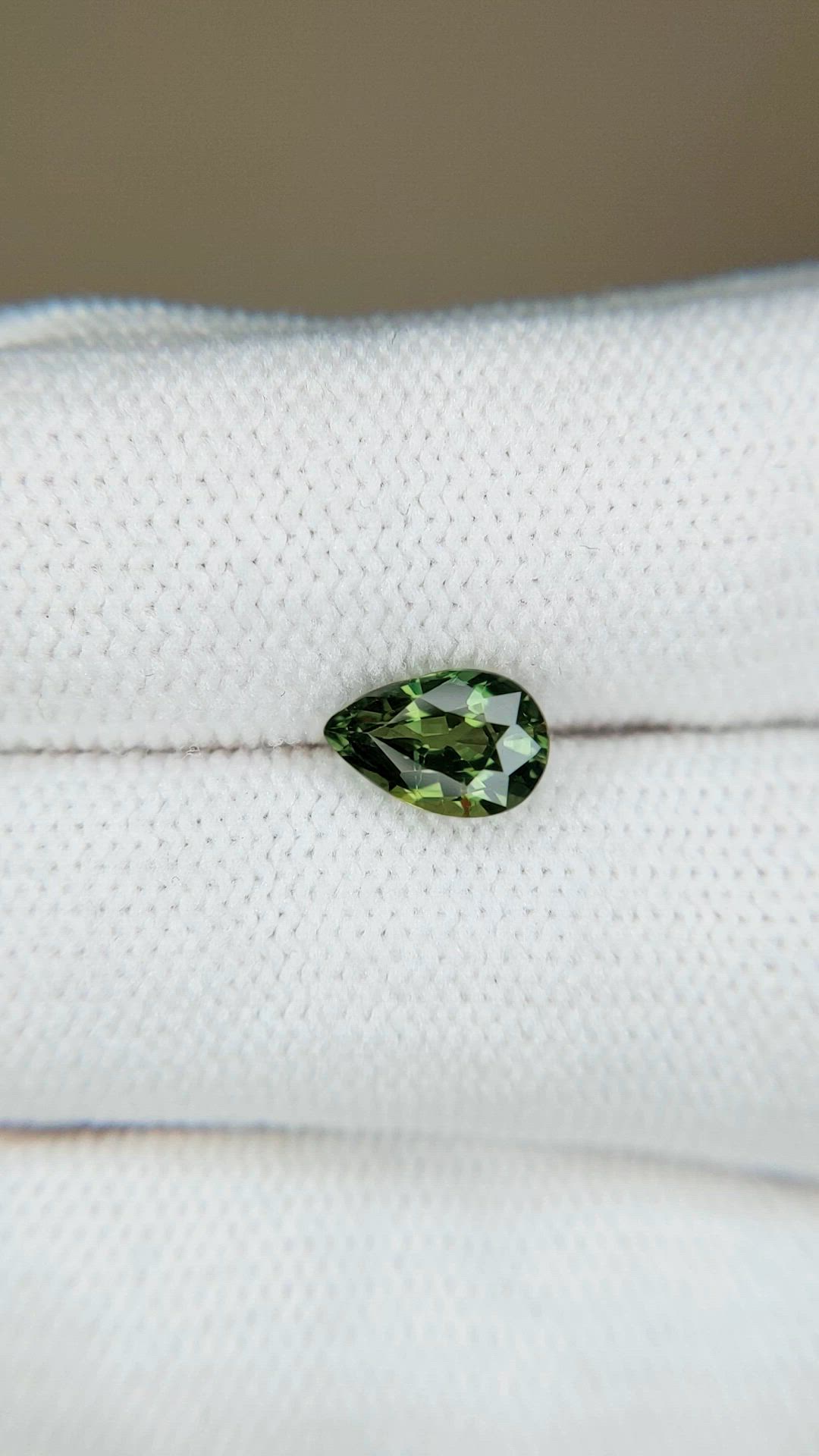 1.22 Ct. Green Sapphire from Madagascar Size Video