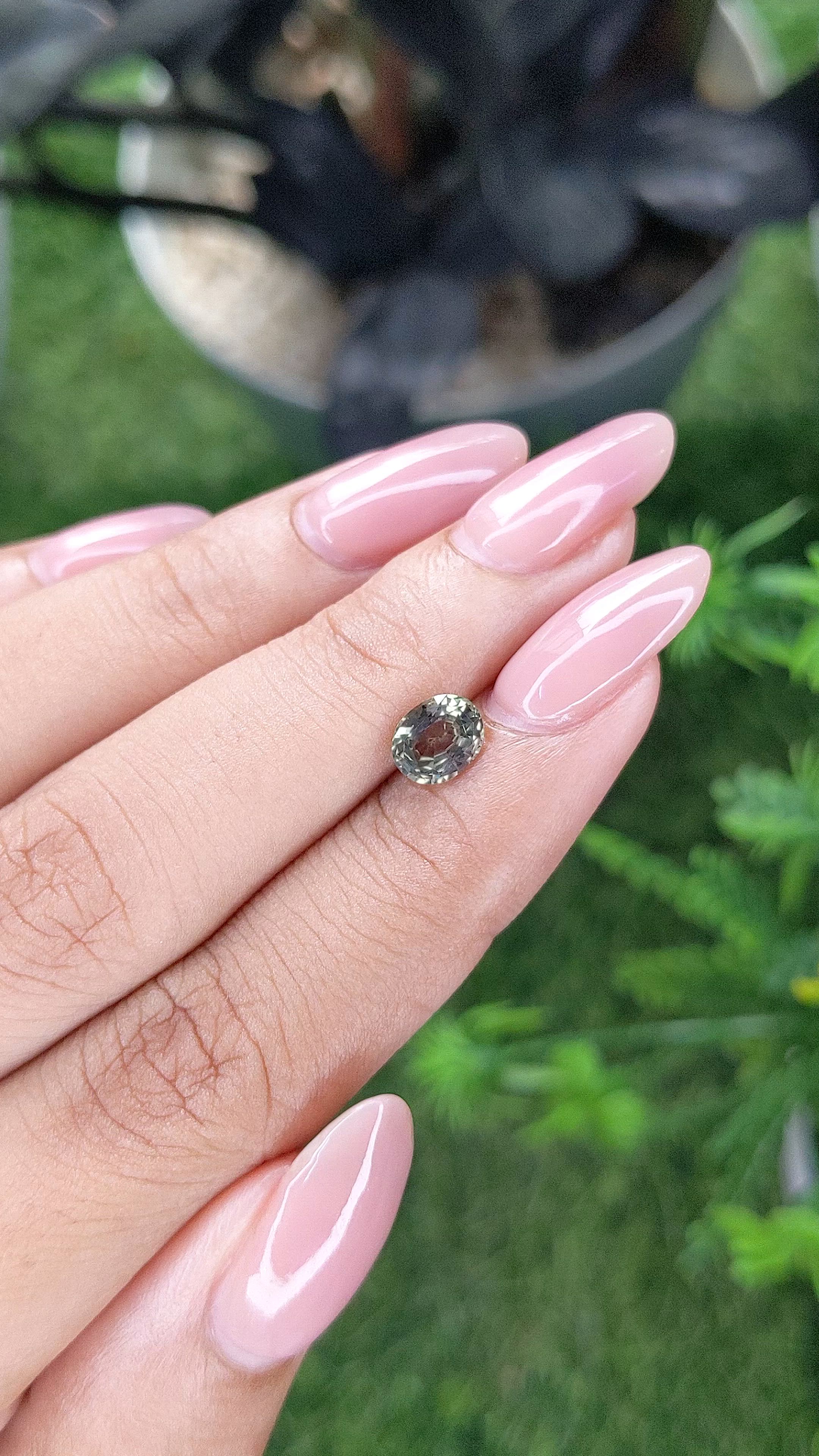 1.13 Ct. Color Change Sapphire from Ceylon (Sri Lanka) Size Video