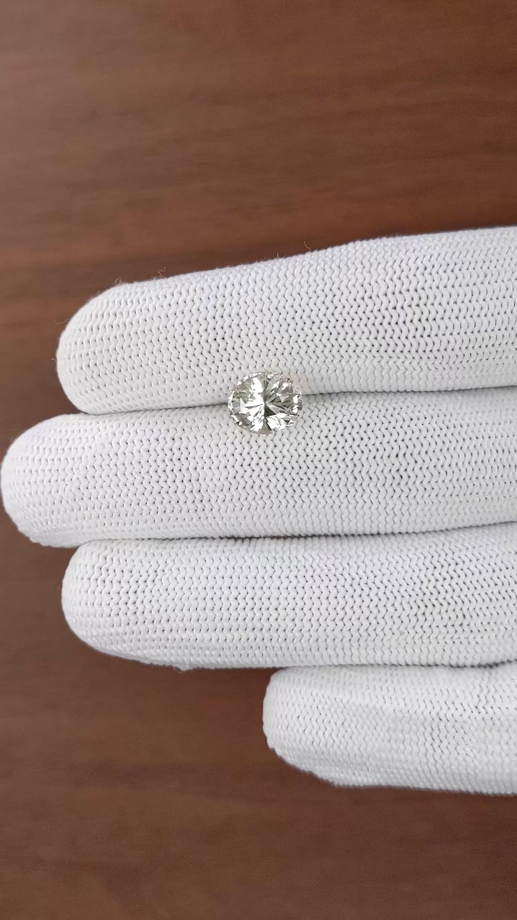 3.01 Ct. White Sapphire from Ceylon (Sri Lanka) Size Video