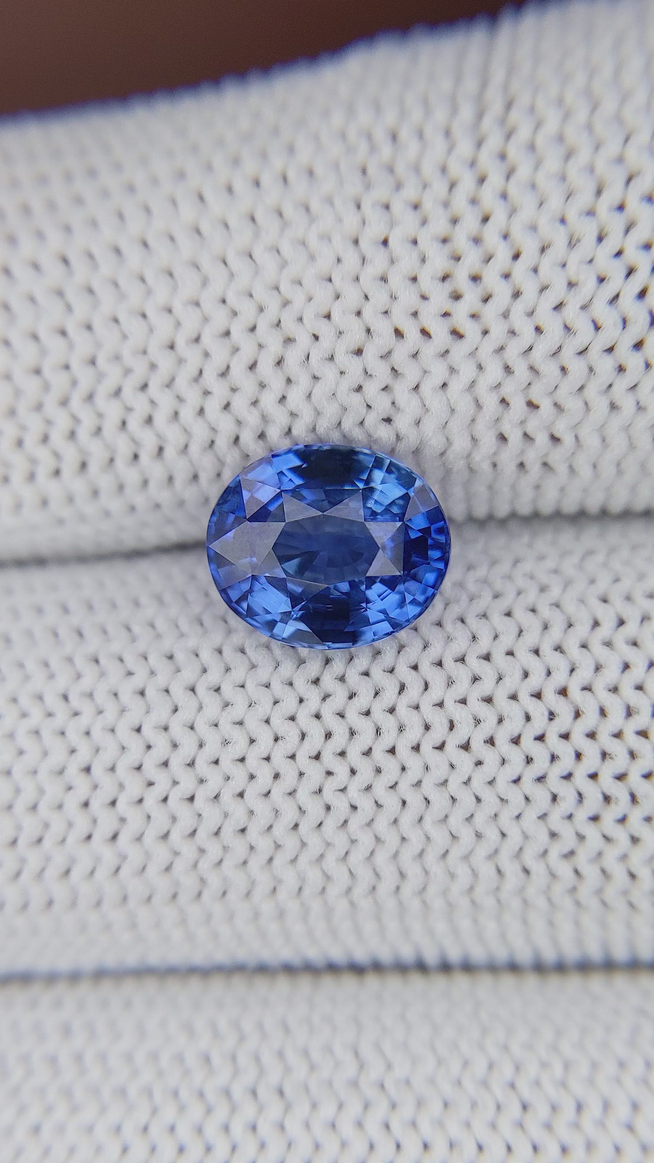 3.04 Ct. Blue Sapphire from Madagascar Size Video
