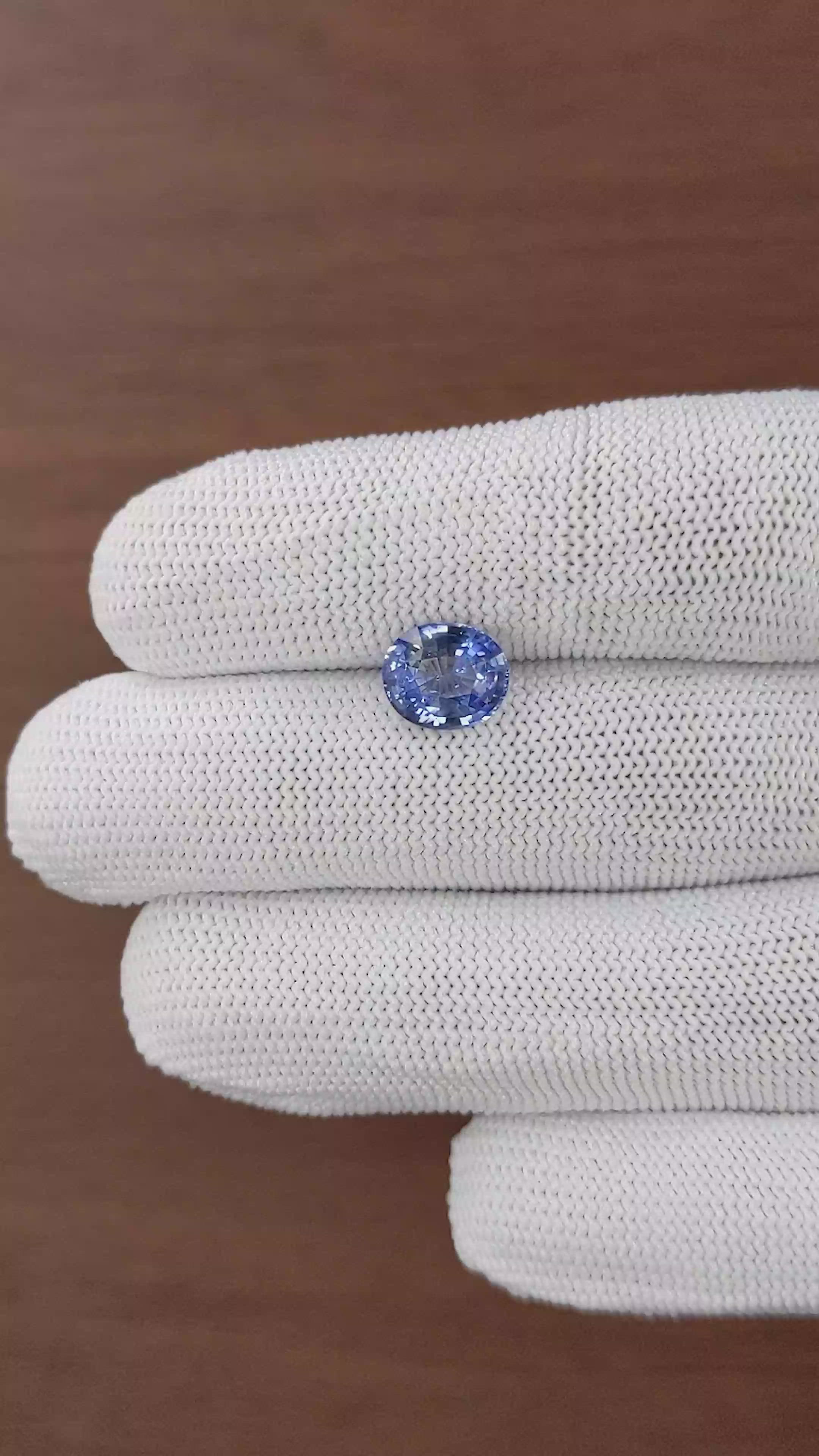 2.62 Ct. Blue Sapphire from Madagascar Size Video