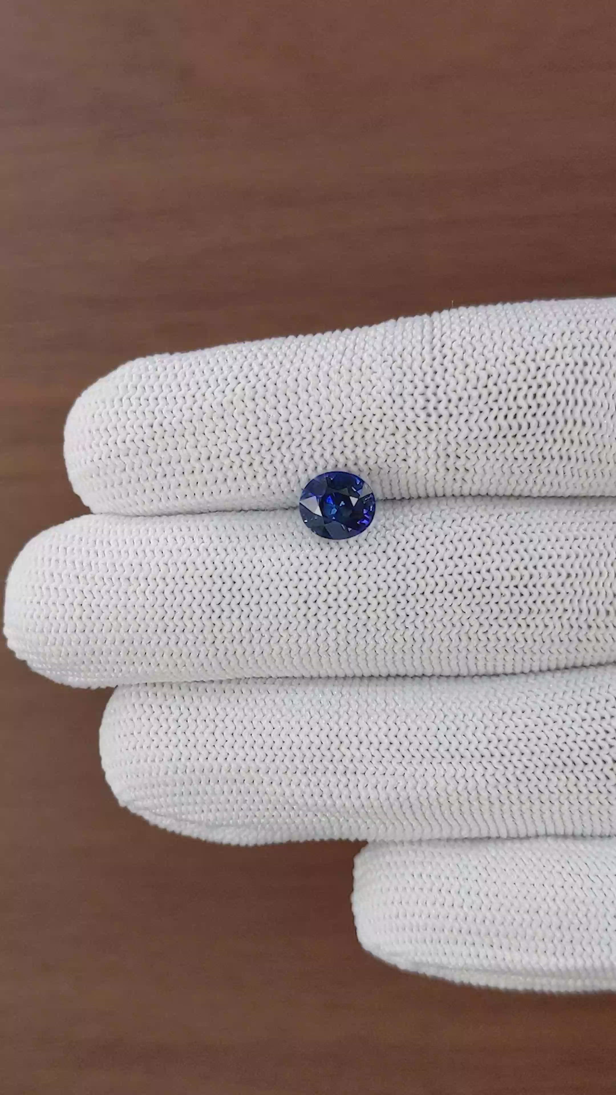 2.05 Ct. Blue Sapphire from Madagascar Size Video