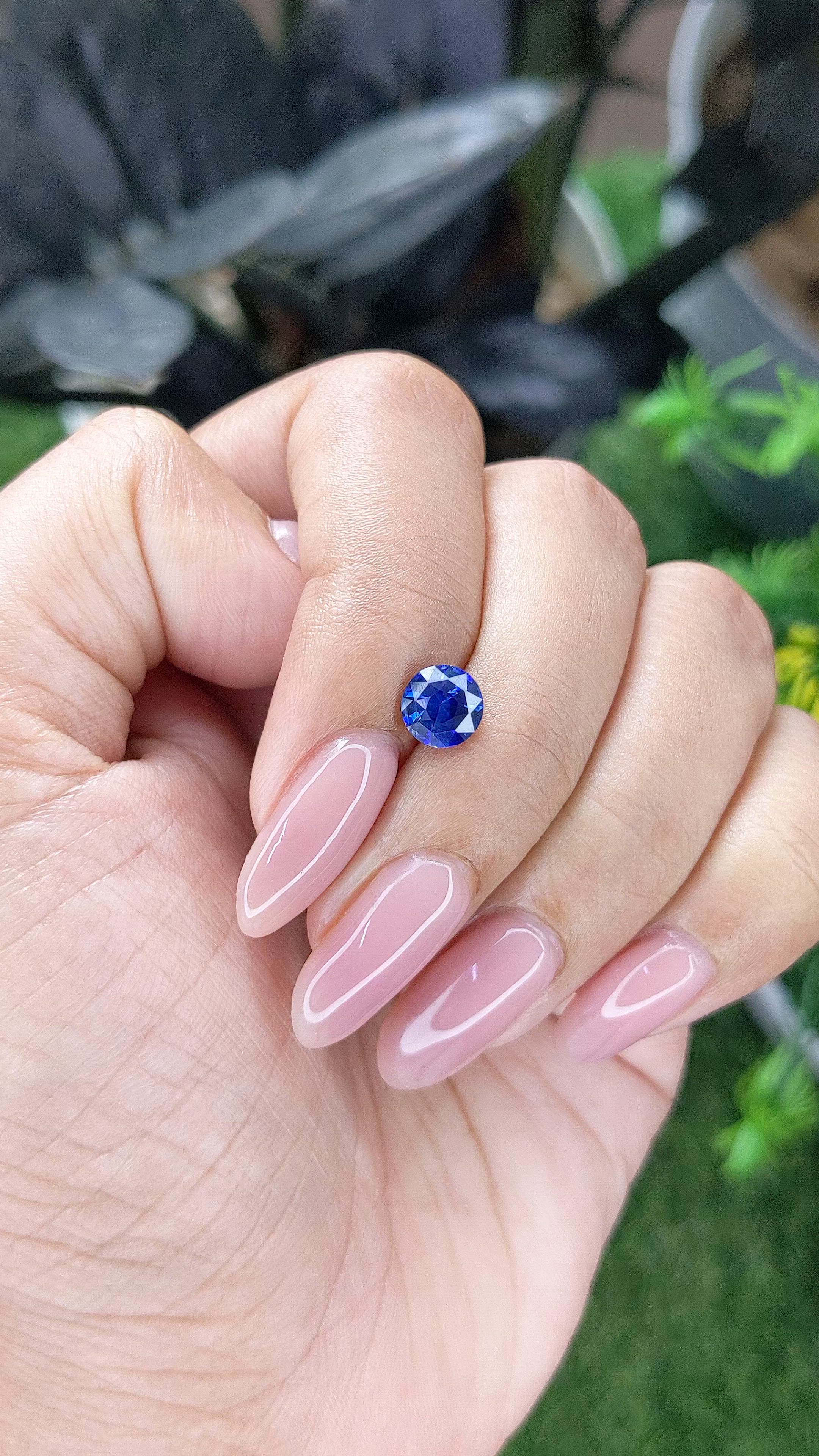 1.17 Ct. Blue Sapphire from Madagascar Size Video