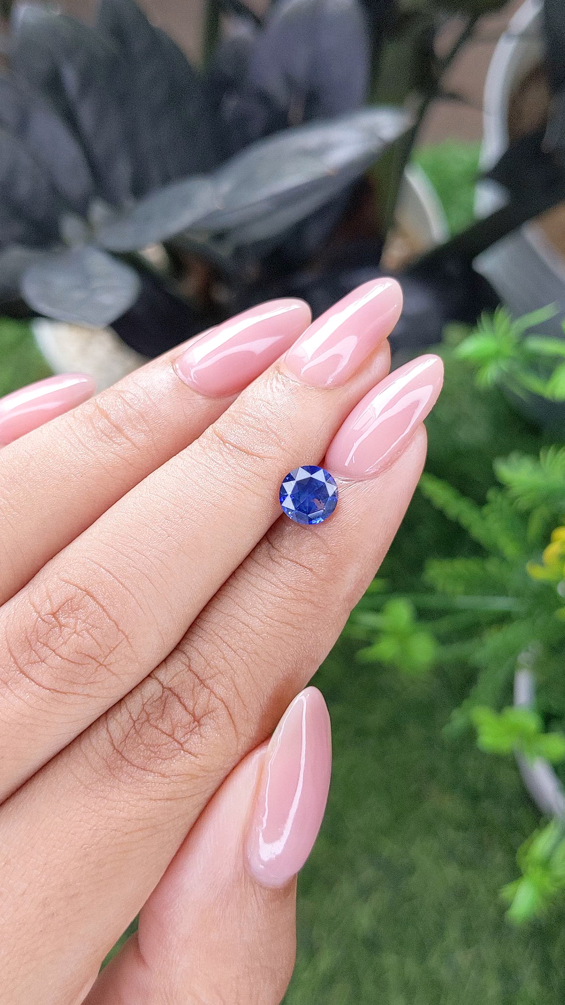 1.17 Ct. Blue Sapphire from Madagascar Size Video