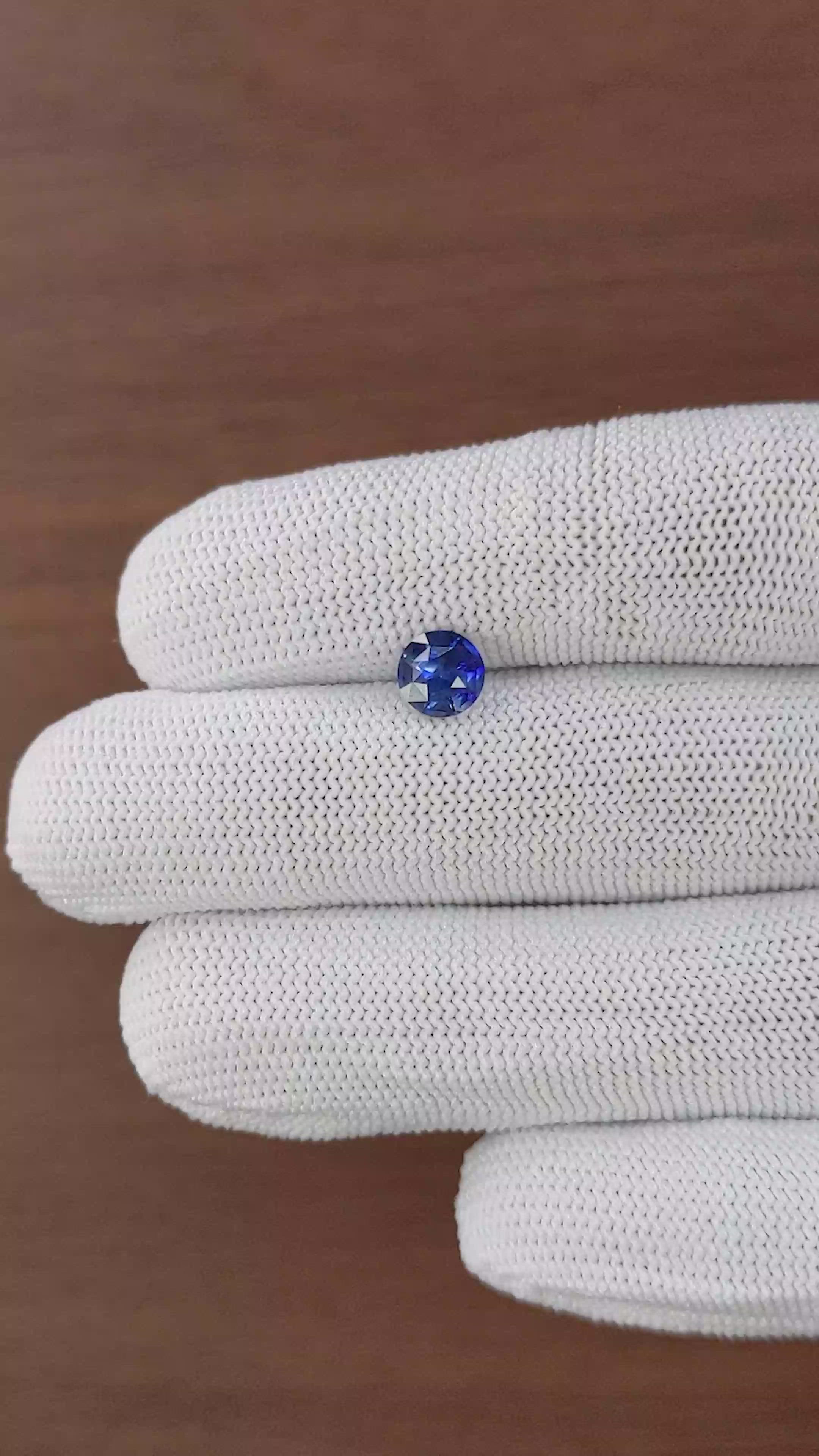 1.17 Ct. Blue Sapphire from Madagascar Size Video