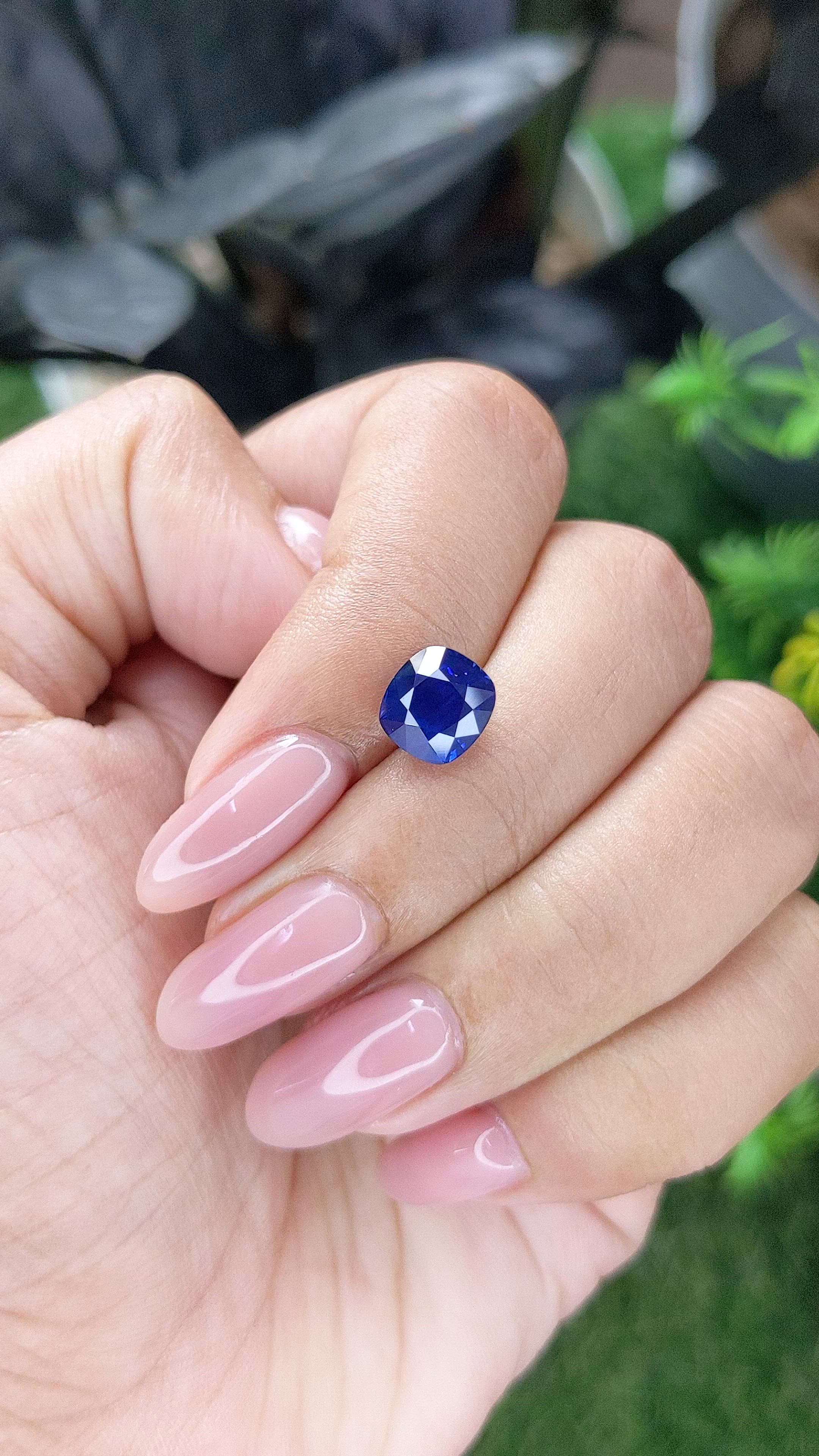 3.02 Ct. Blue Sapphire from Madagascar Size Video
