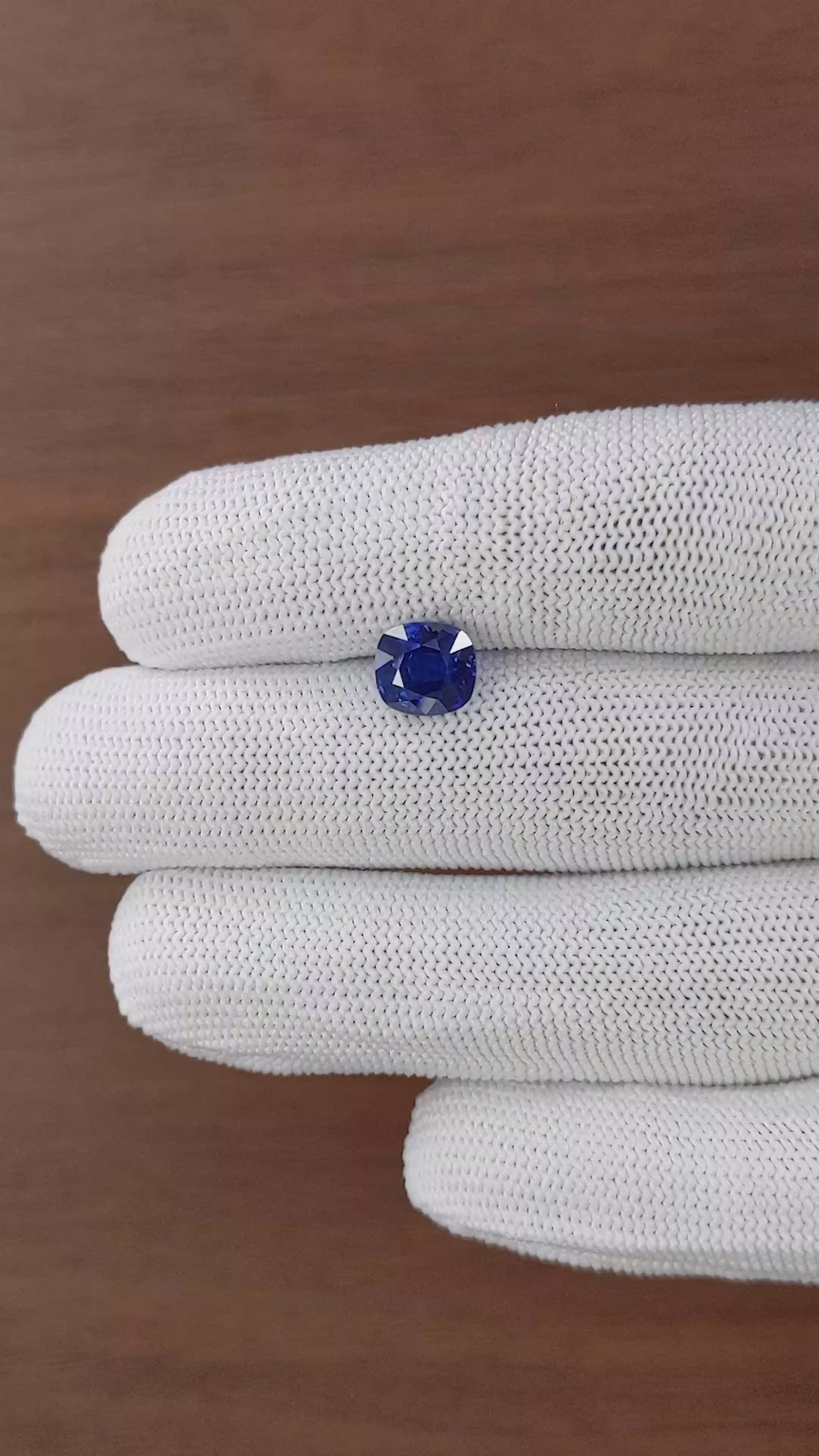 3.02 Ct. Blue Sapphire from Madagascar Size Video