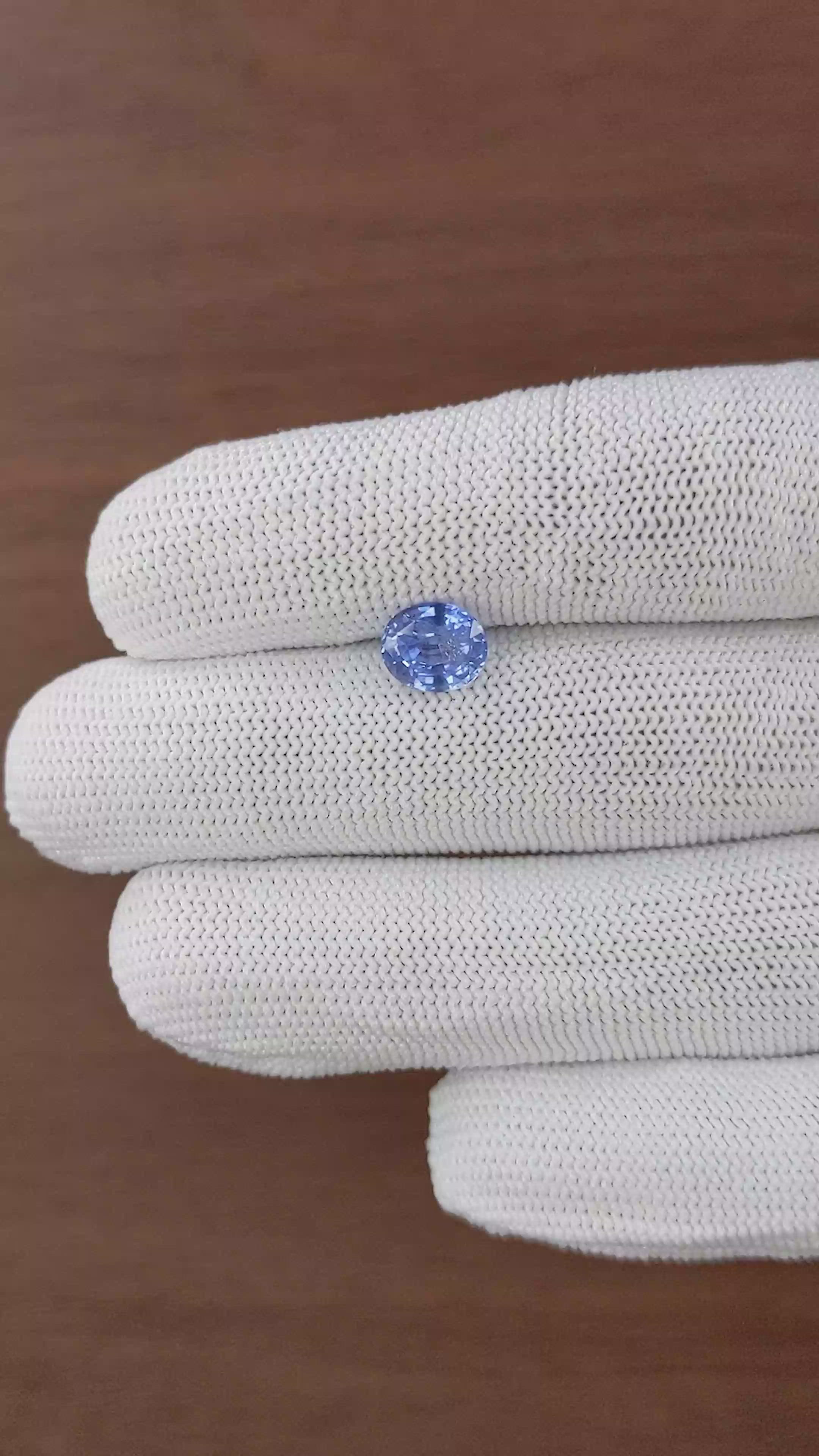 2.04 Ct. Blue Sapphire from Madagascar Size Video