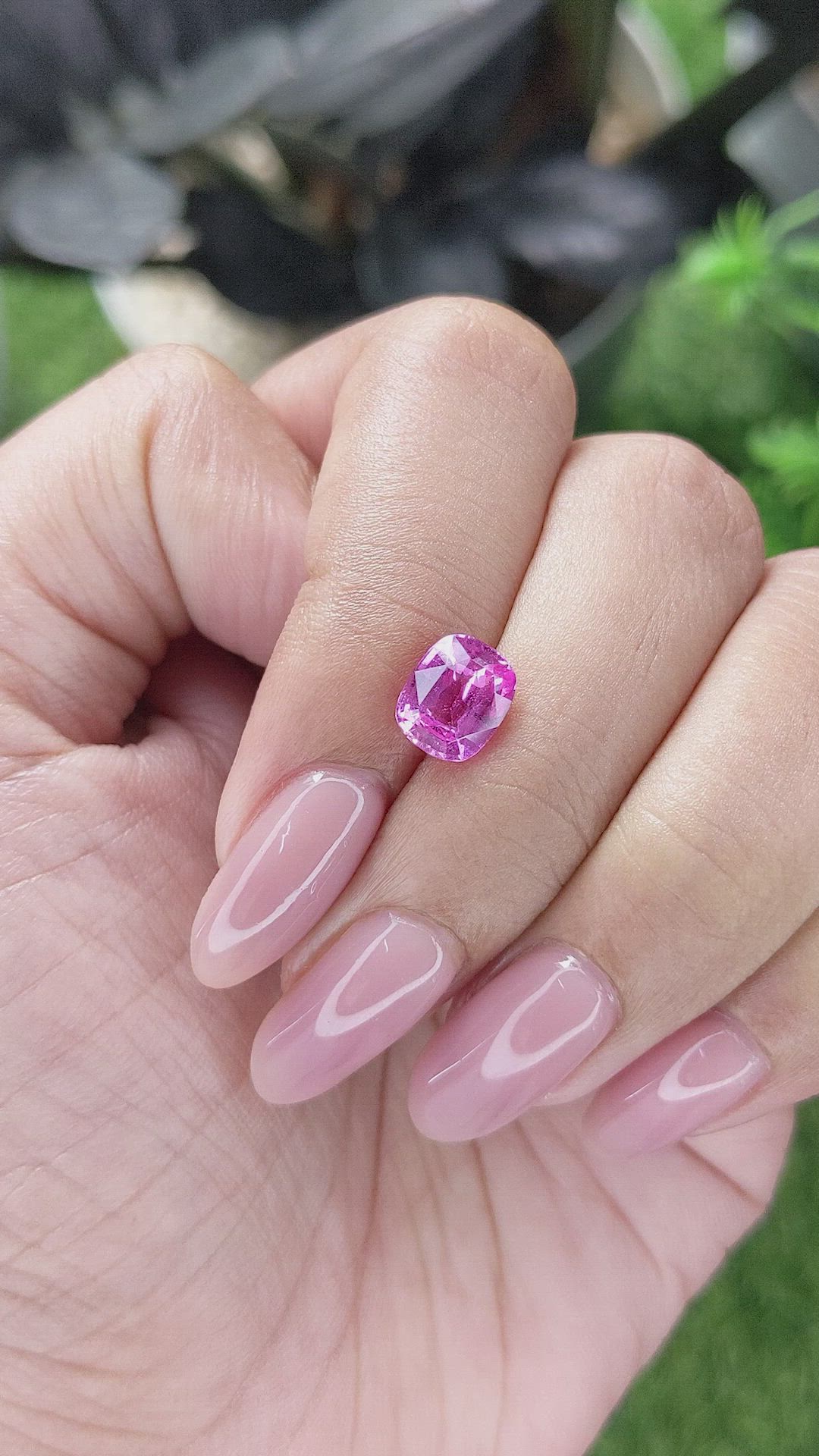2.01 Ct. Pink Sapphire from Madagascar Size Video