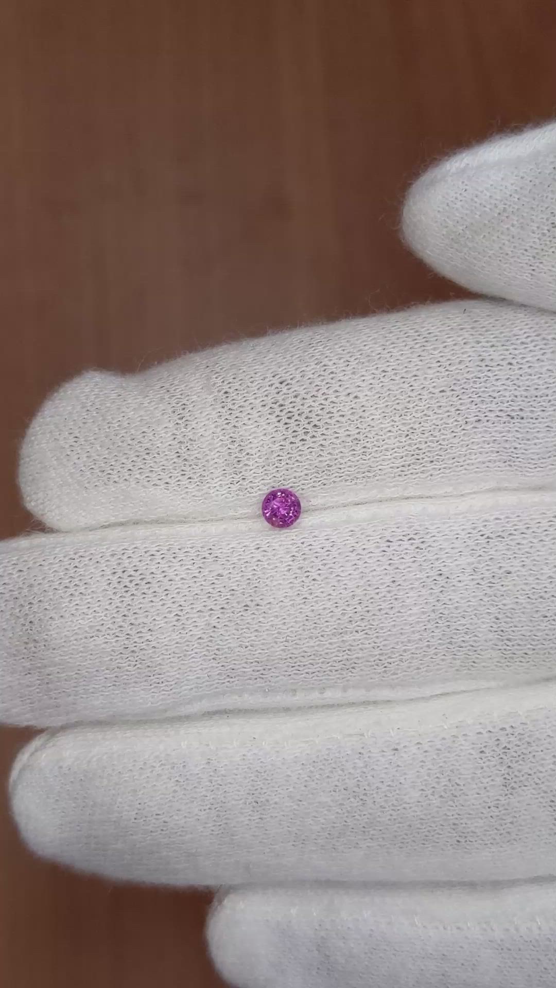 0.24 Ct. Purple Sapphire from Ceylon (Sri Lanka) Size Video