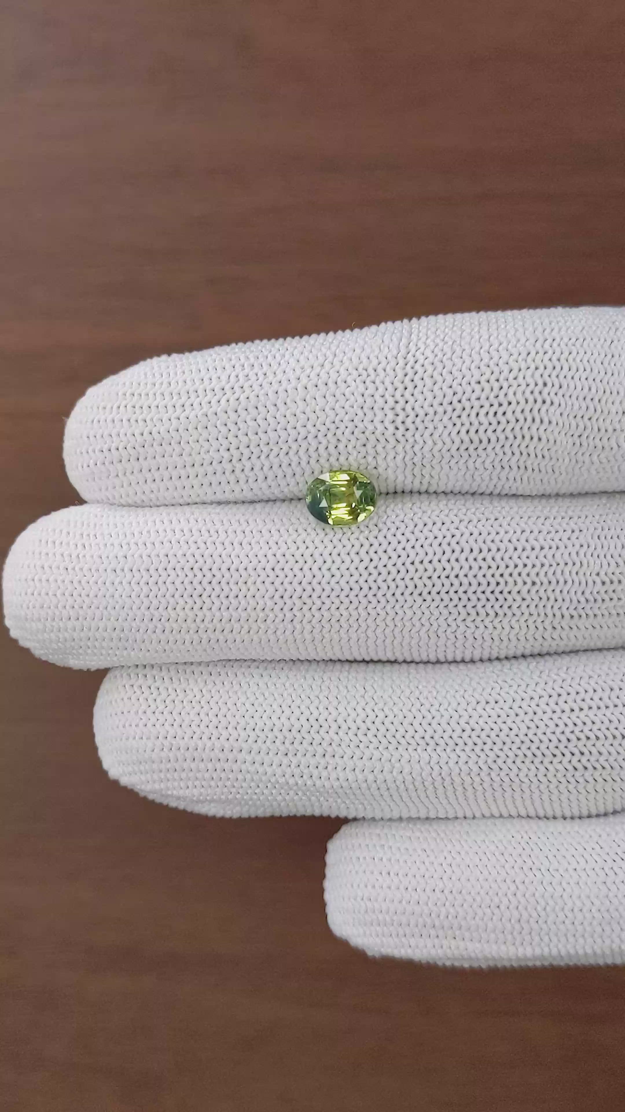 1.57 Ct. Bi Color / Parti Sapphire from Madagascar Size Video