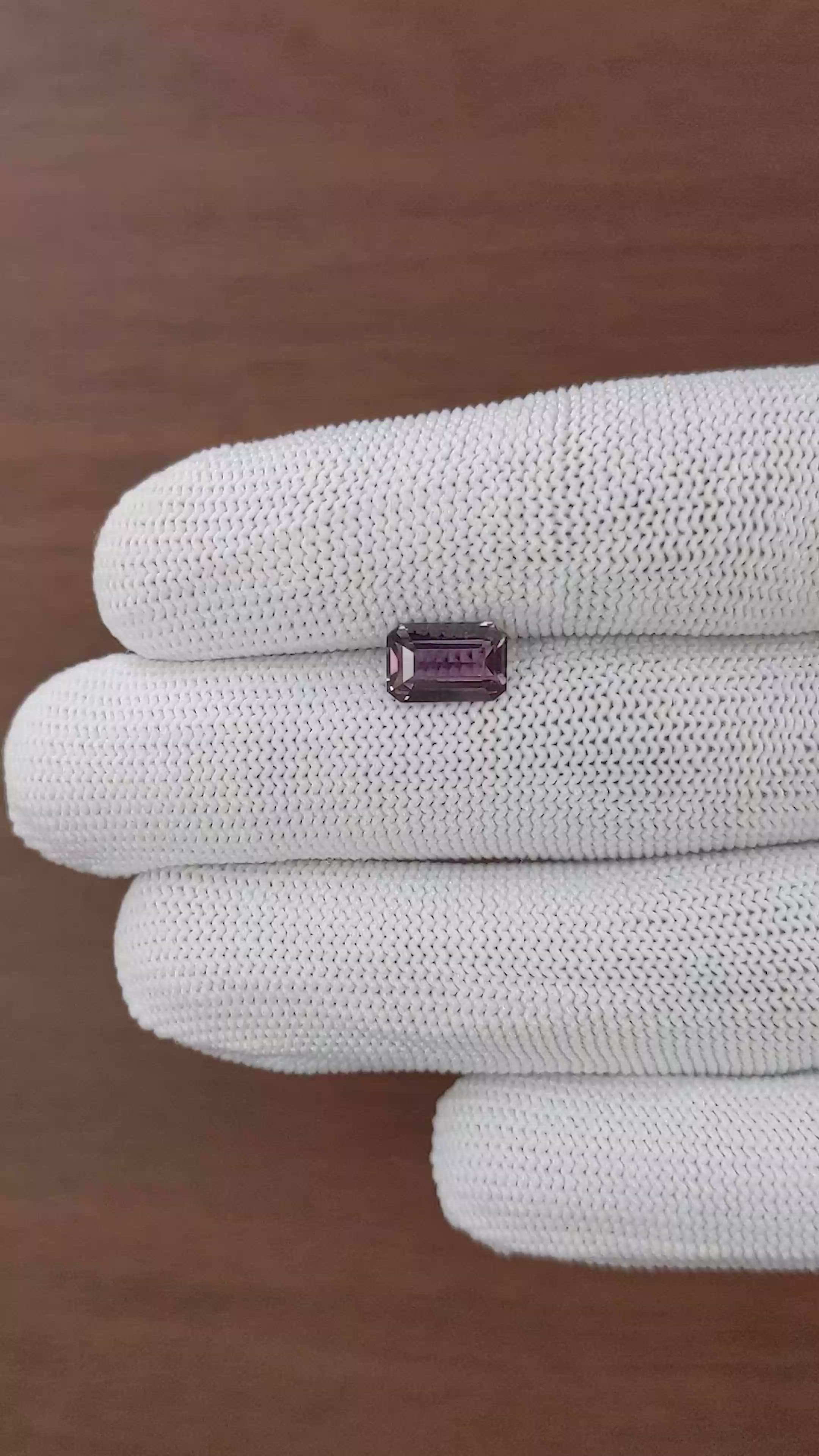 2.09 Ct. Pinkish Purple Sapphire from Madagascar Size Video