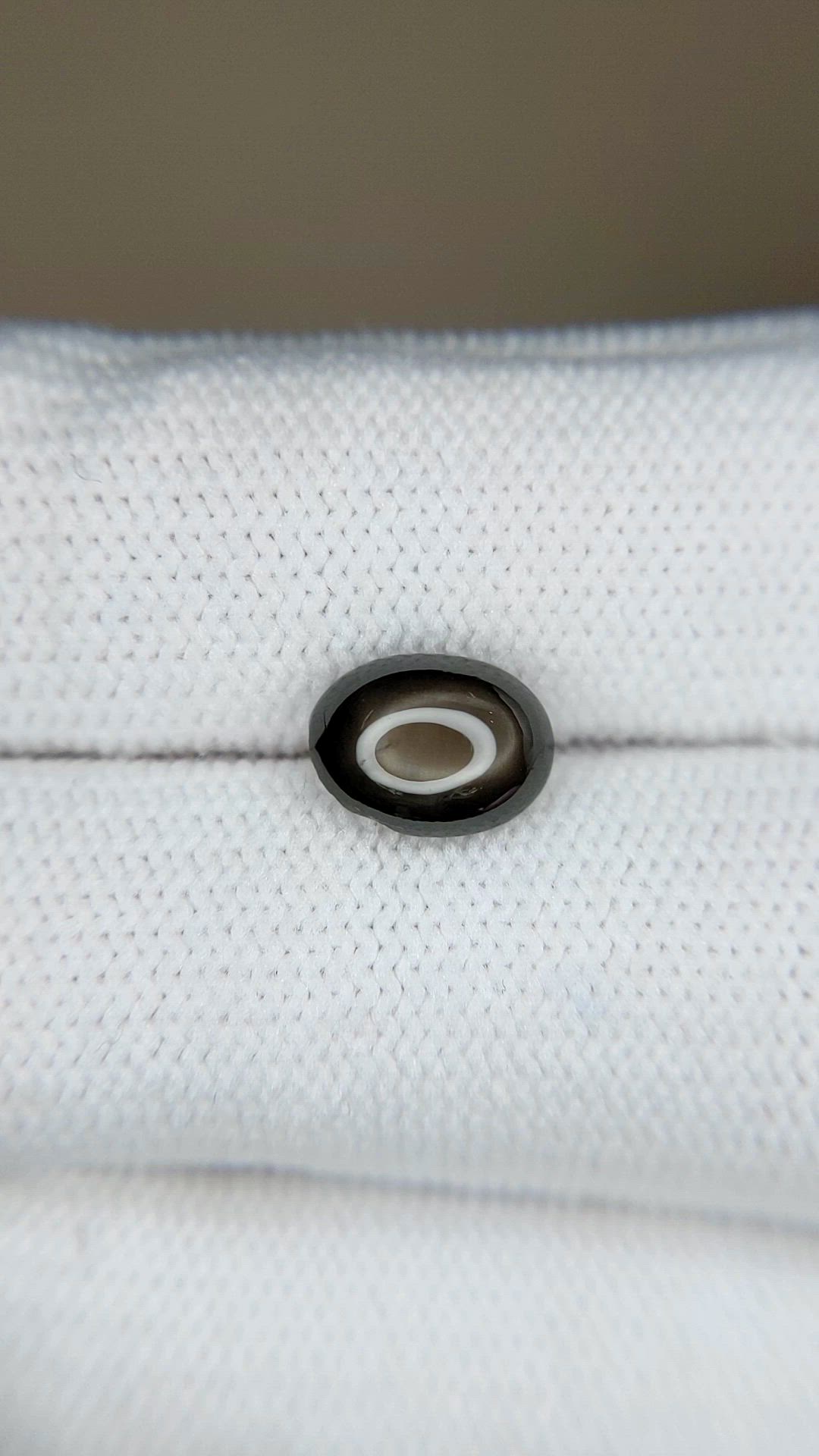 2.43 Ct. Black Star Sapphire from Ceylon (Sri Lanka) Size Video