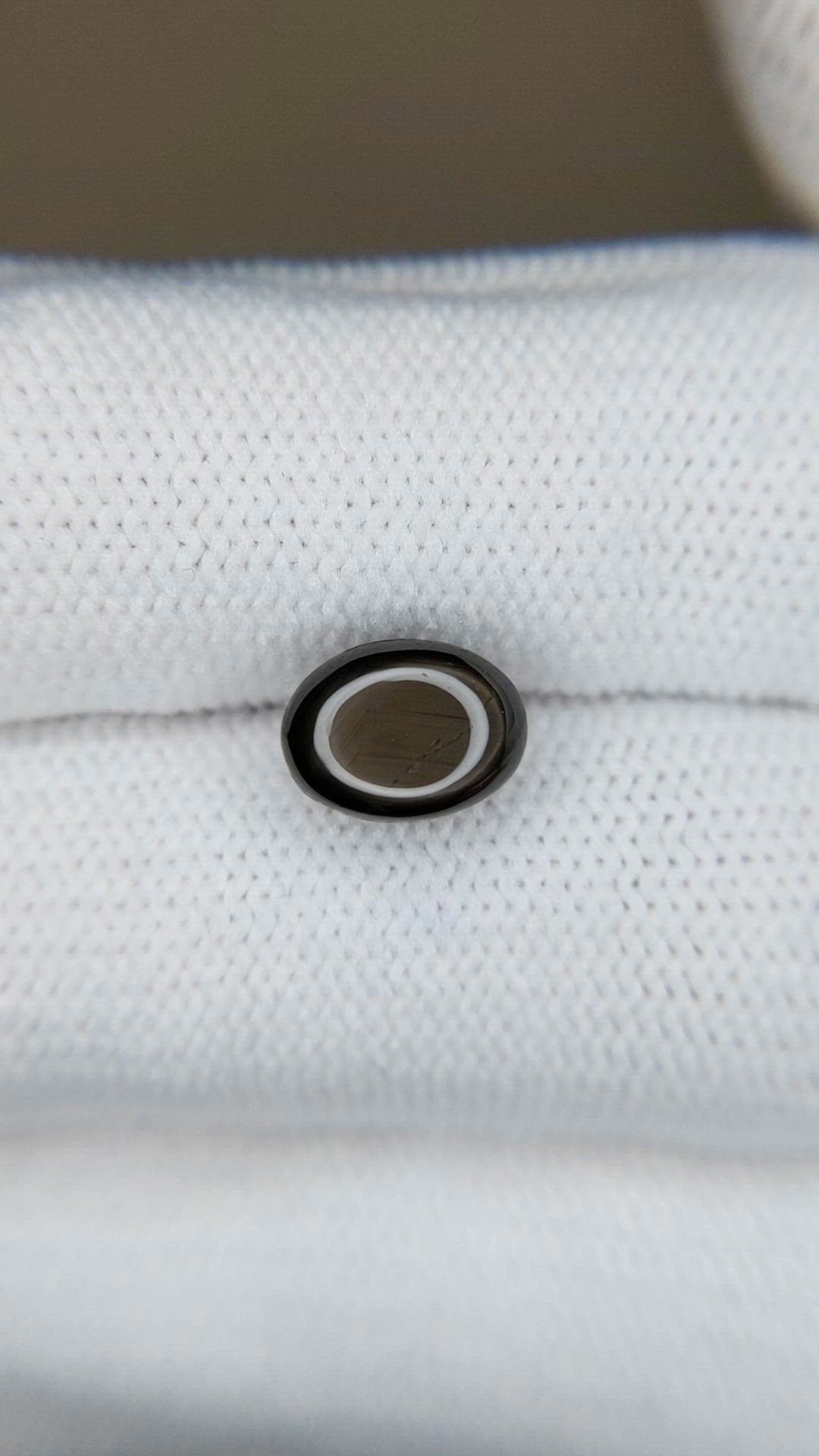 2.96 Ct. Black Star Sapphire from Ceylon (Sri Lanka) Size Video