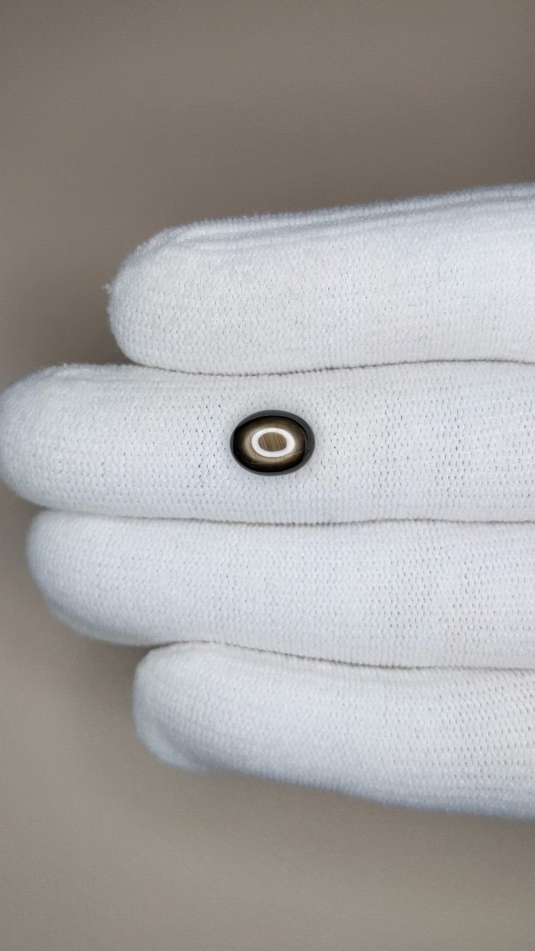 3.21 Ct. Black Star Sapphire from Ceylon (Sri Lanka) Size Video