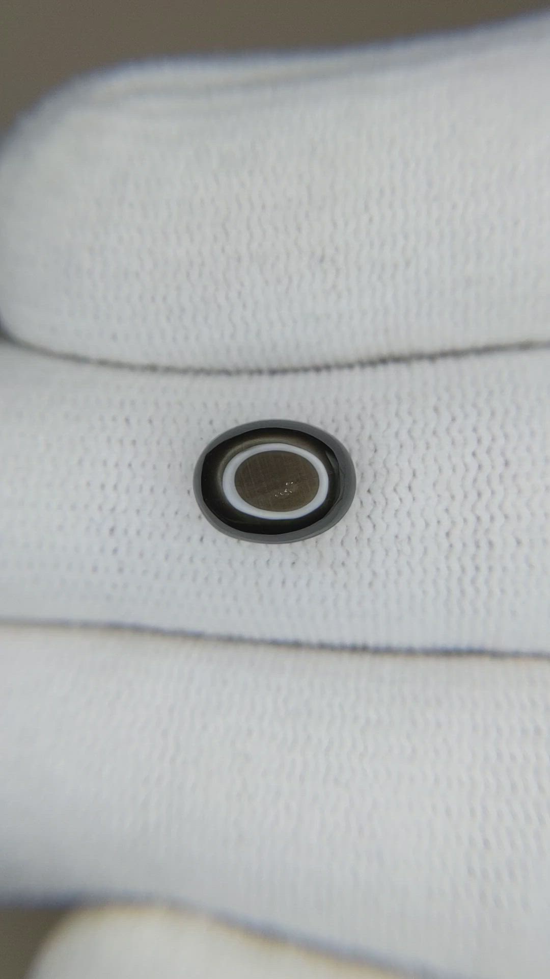 3.29 Ct. Black Star Sapphire from Ceylon (Sri Lanka) Size Video