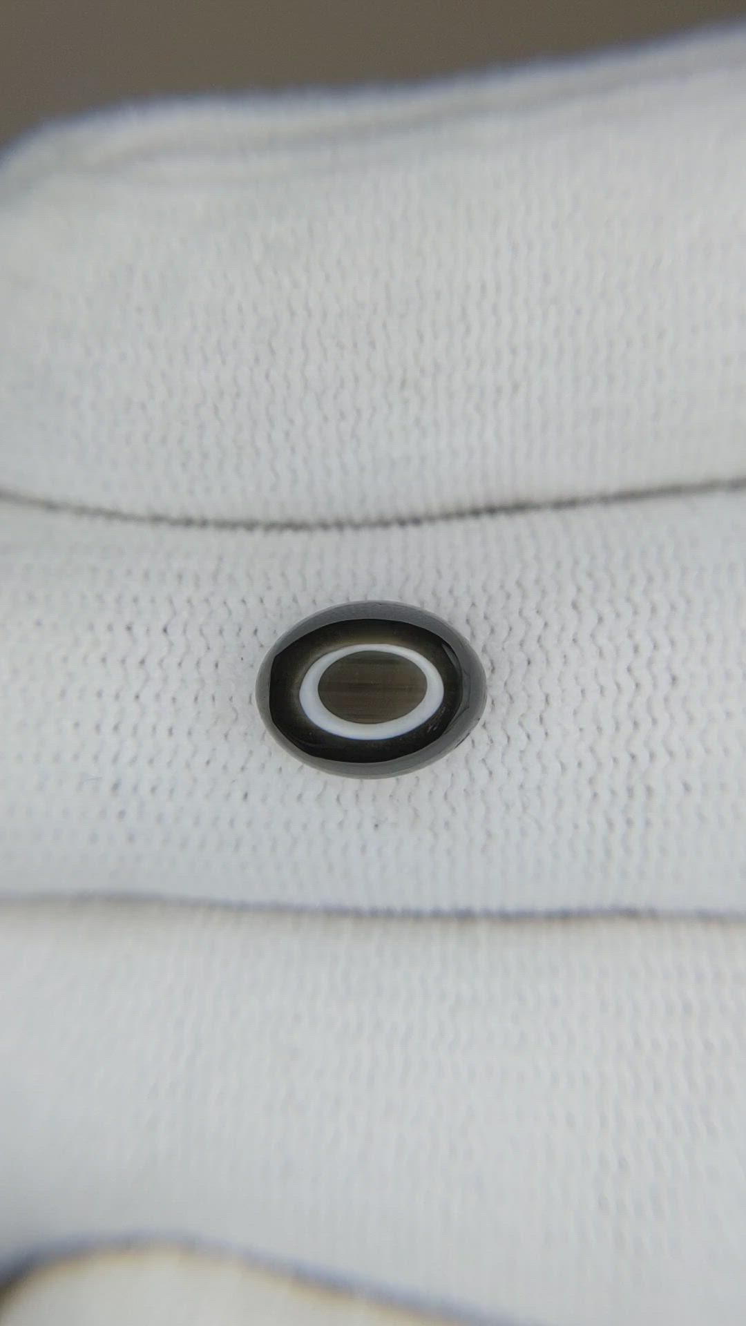 3.27 Ct. Black Star Sapphire from Ceylon (Sri Lanka) Size Video