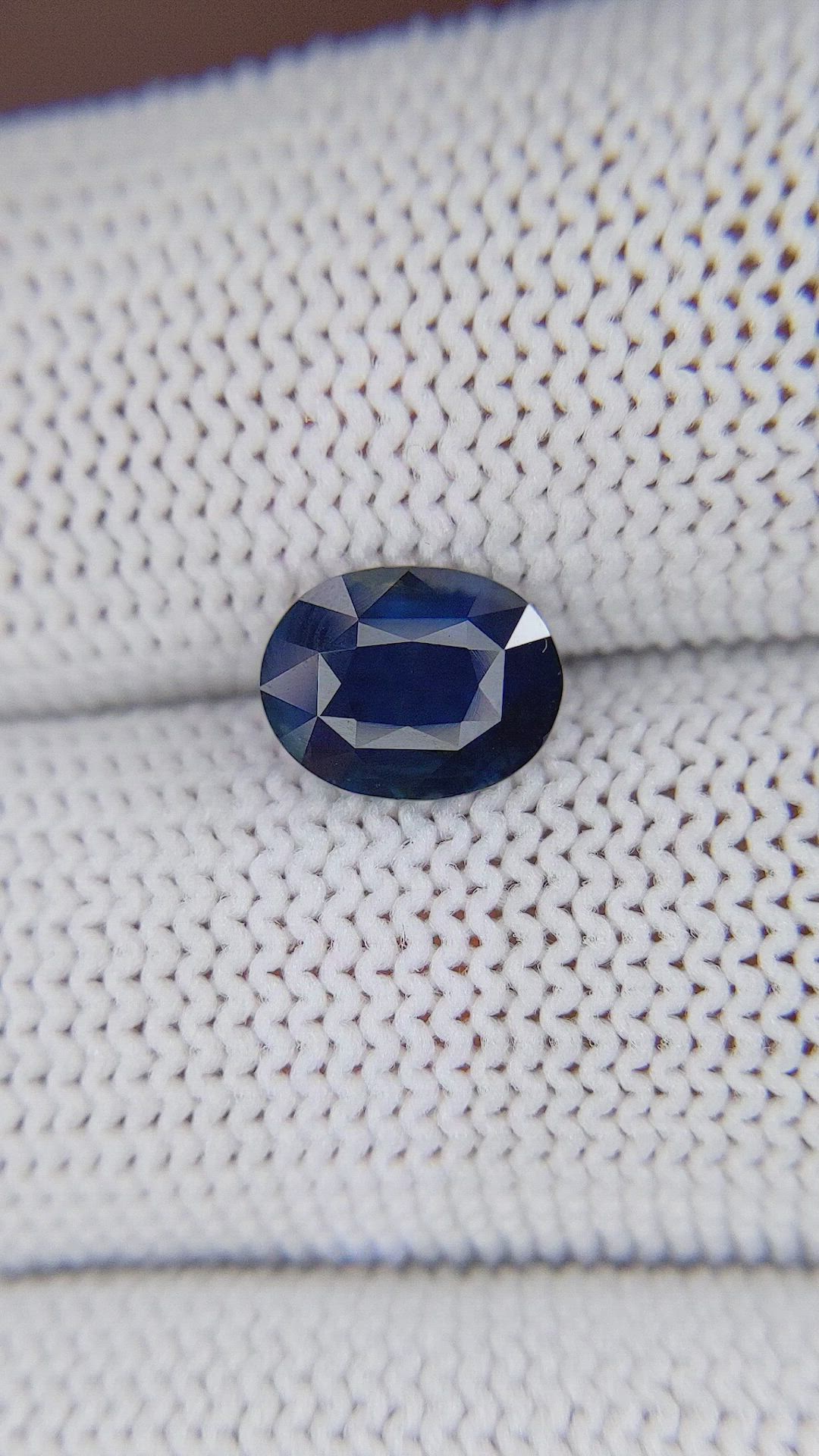 1.63 Ct. Blue Sapphire from Madagascar Size Video
