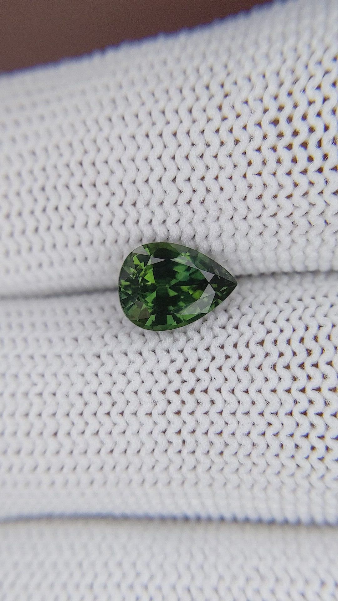 1.74 Ct. Green Sapphire from Madagascar Size Video