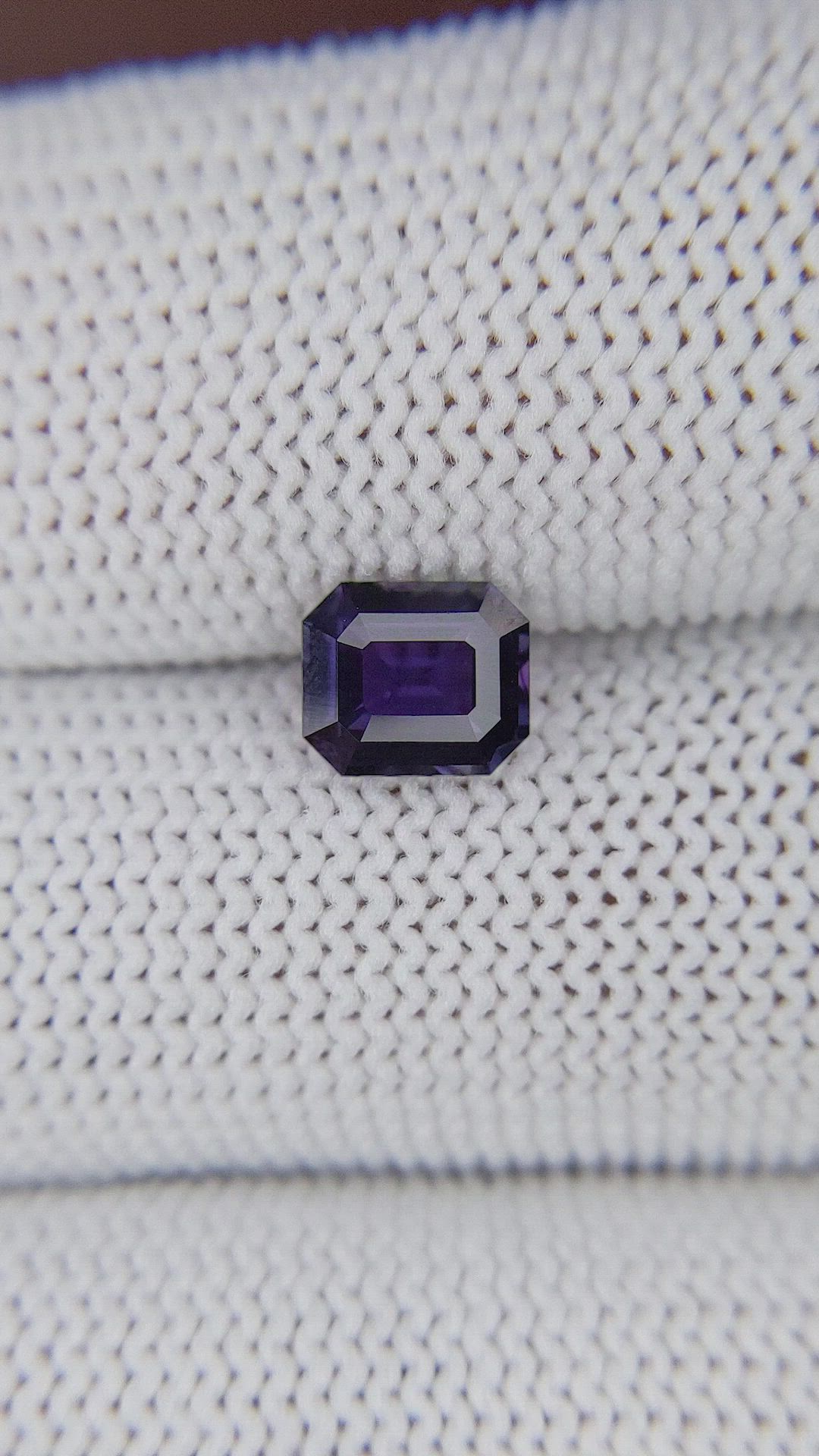 1.20 Ct. Bluish Purple Sapphire from Madagascar Size Video