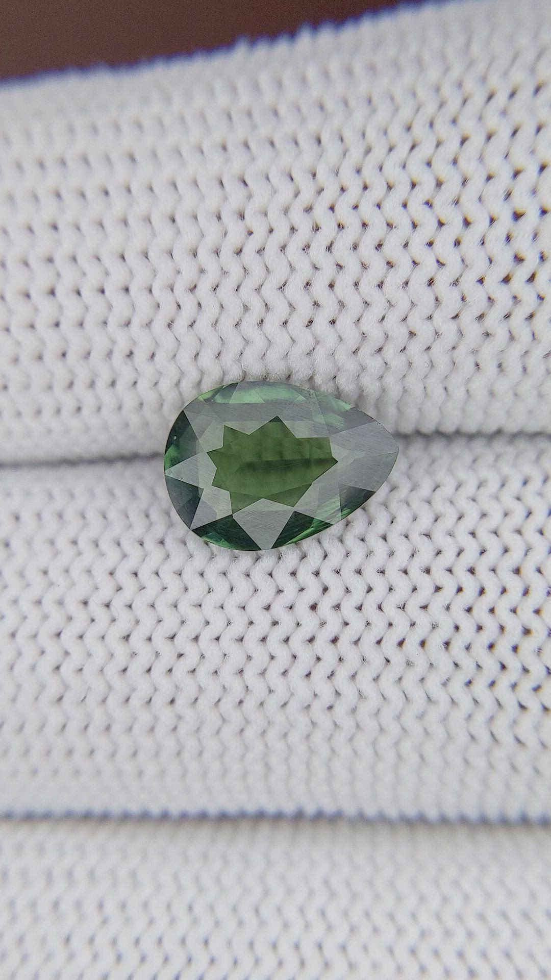 2.05 Ct. Bluish Green Sapphire from Madagascar Size Video