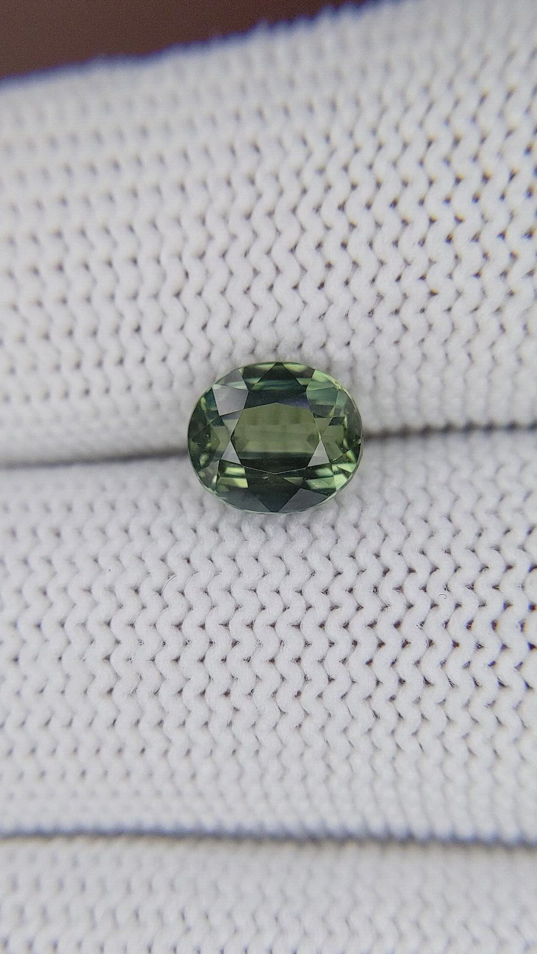 2.10 Ct. Green Sapphire from Madagascar Size Video