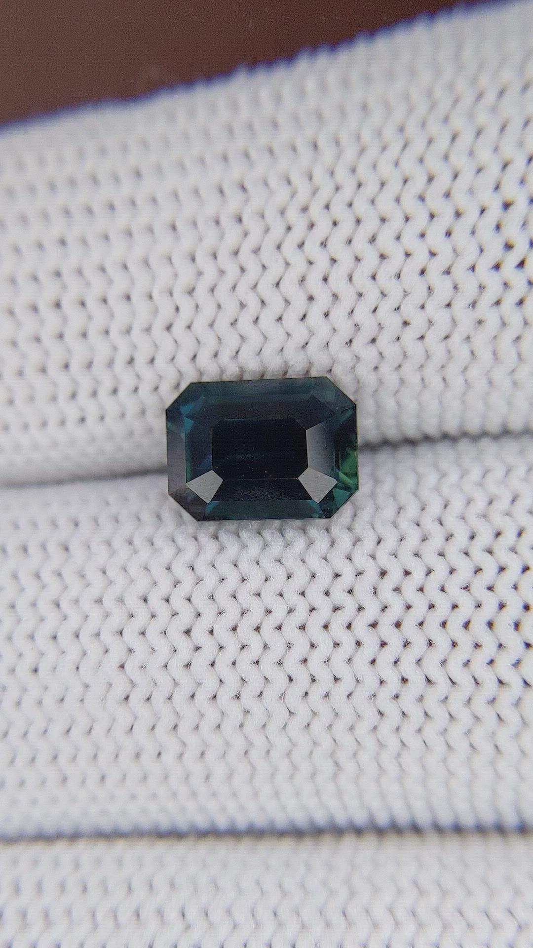 2.60 Ct. Greenish Blue Sapphire from Madagascar Size Video