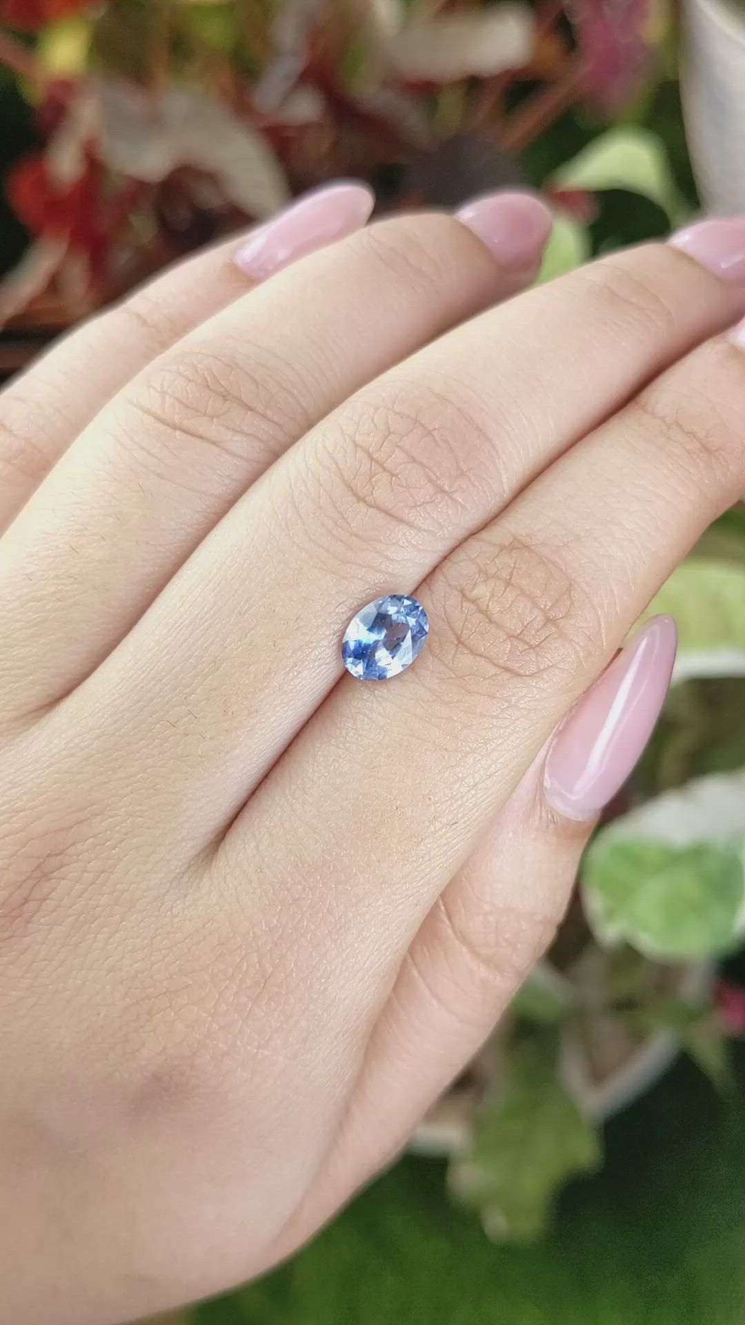 1.42 Ct. Blue Sapphire from Ceylon (Sri Lanka) Size Video