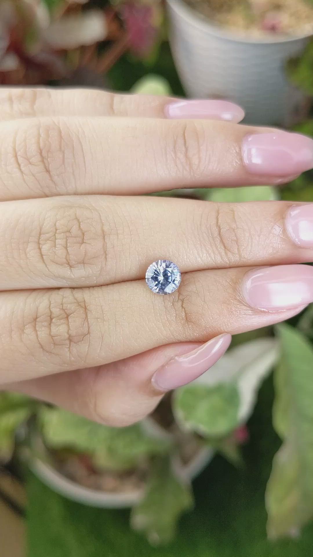 1.30 Ct. Blue Sapphire from Ceylon (Sri Lanka) Size Video