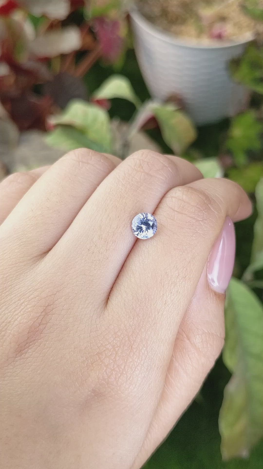 1.30 Ct. Blue Sapphire from Ceylon (Sri Lanka) Size Video