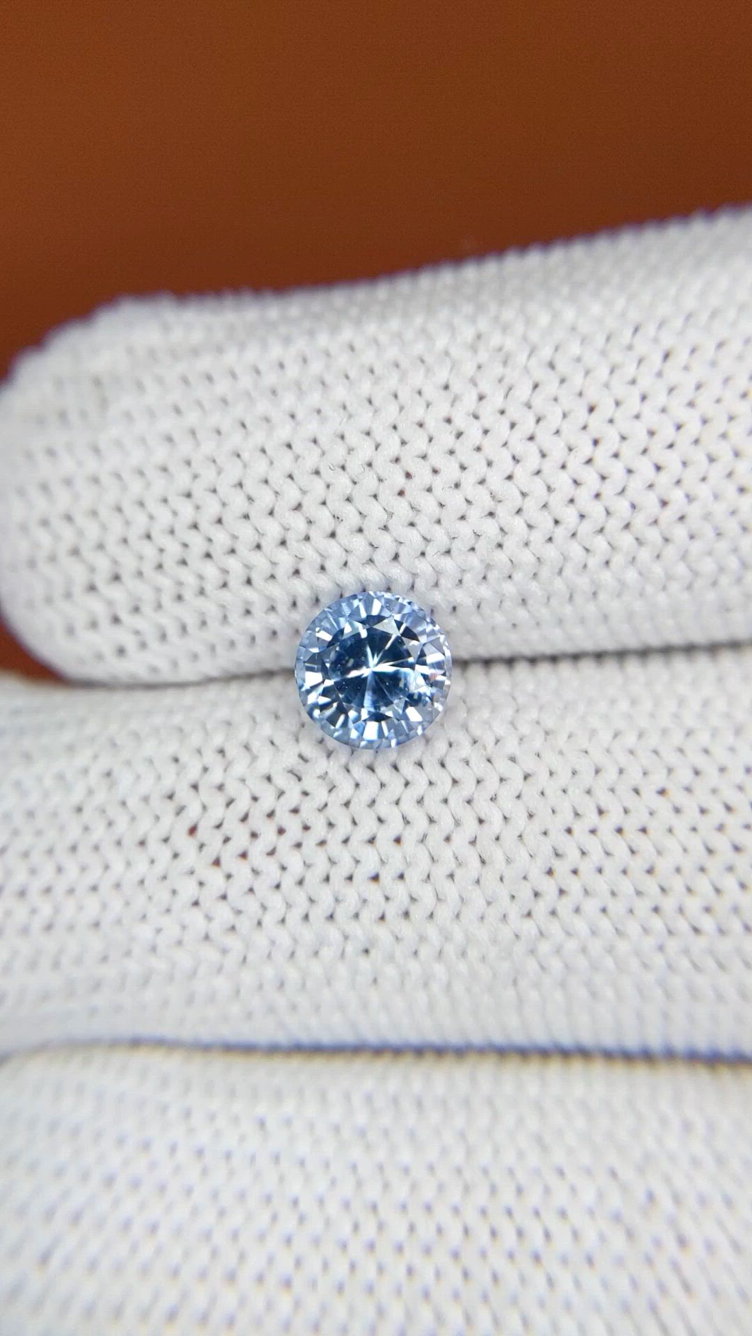 1.30 Ct. Blue Sapphire from Ceylon (Sri Lanka) Size Video