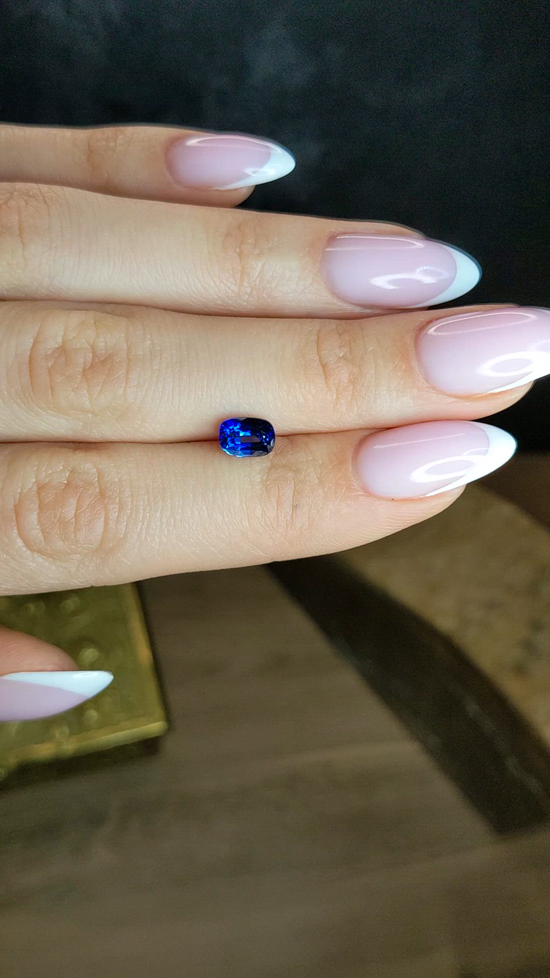 1.51 Ct. Blue Sapphire from Ceylon (Sri Lanka) Size Video